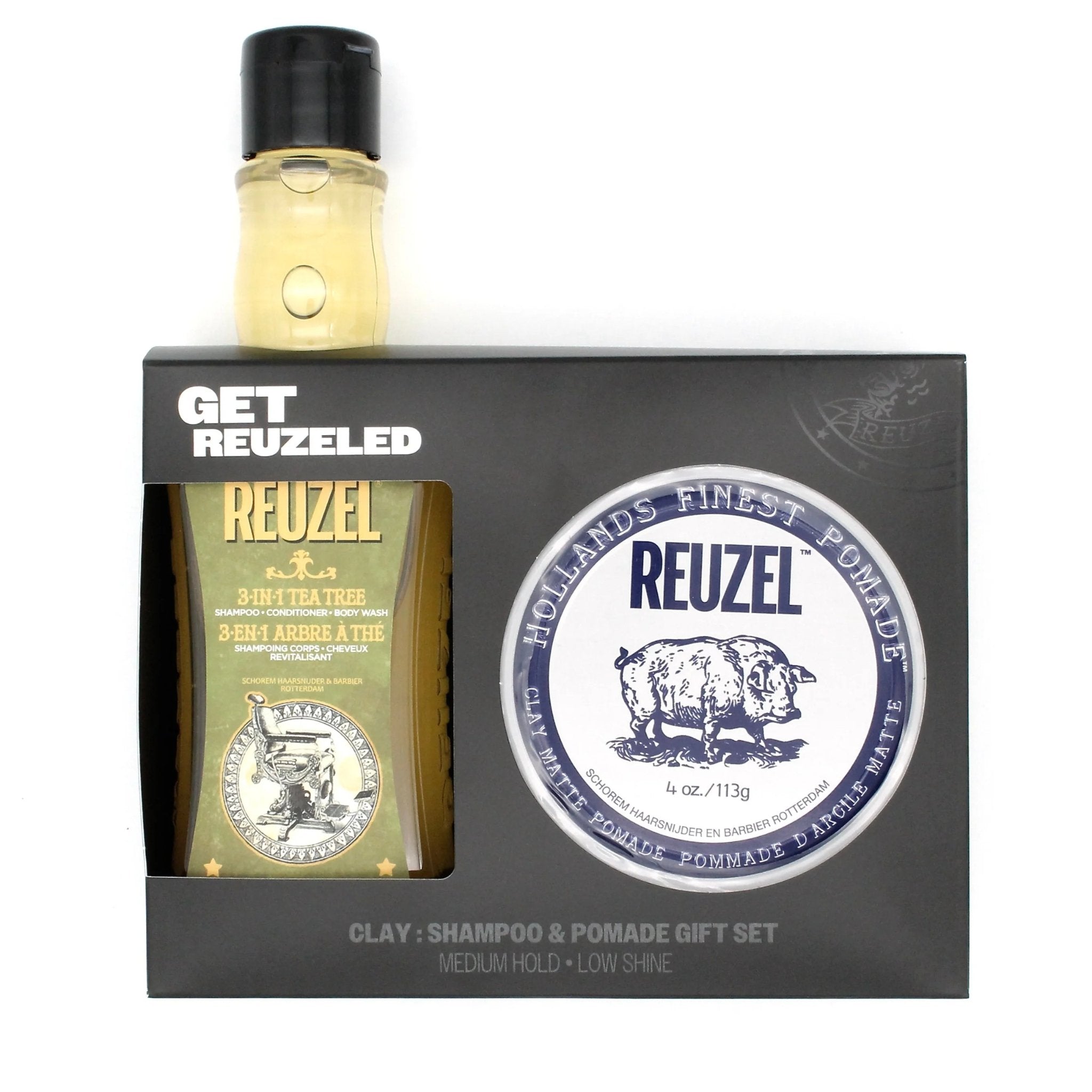 Reuzel. Coffret Clay - Shampoing & Pommade - Concept C. Shop