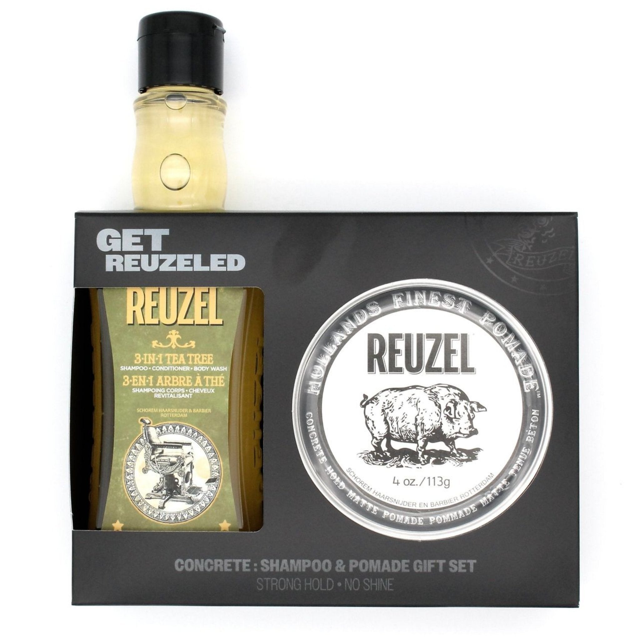 Reuzel. Coffret Concrete - Shampoing & Pommade - Concept C. Shop