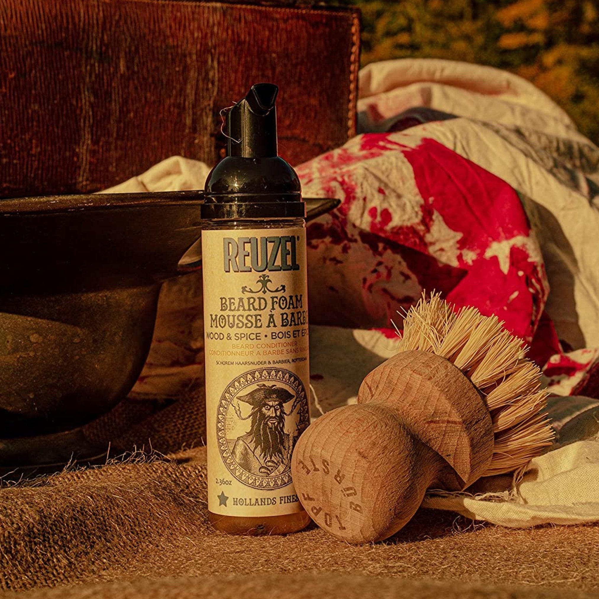 Reuzel. Mousse à barbe Bois & Épices - 70ml - Concept C. Shop
