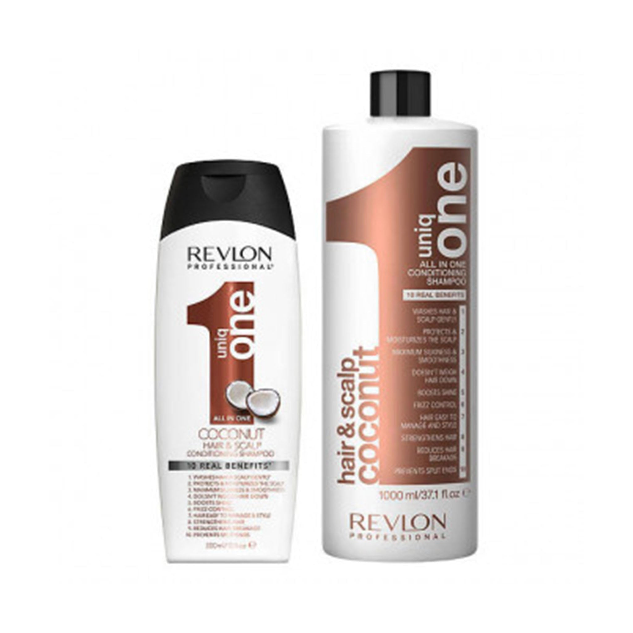 Revlon. Uniq One Shampoing/Revitalisant Coconut - 300ml - Concept C. Shop
