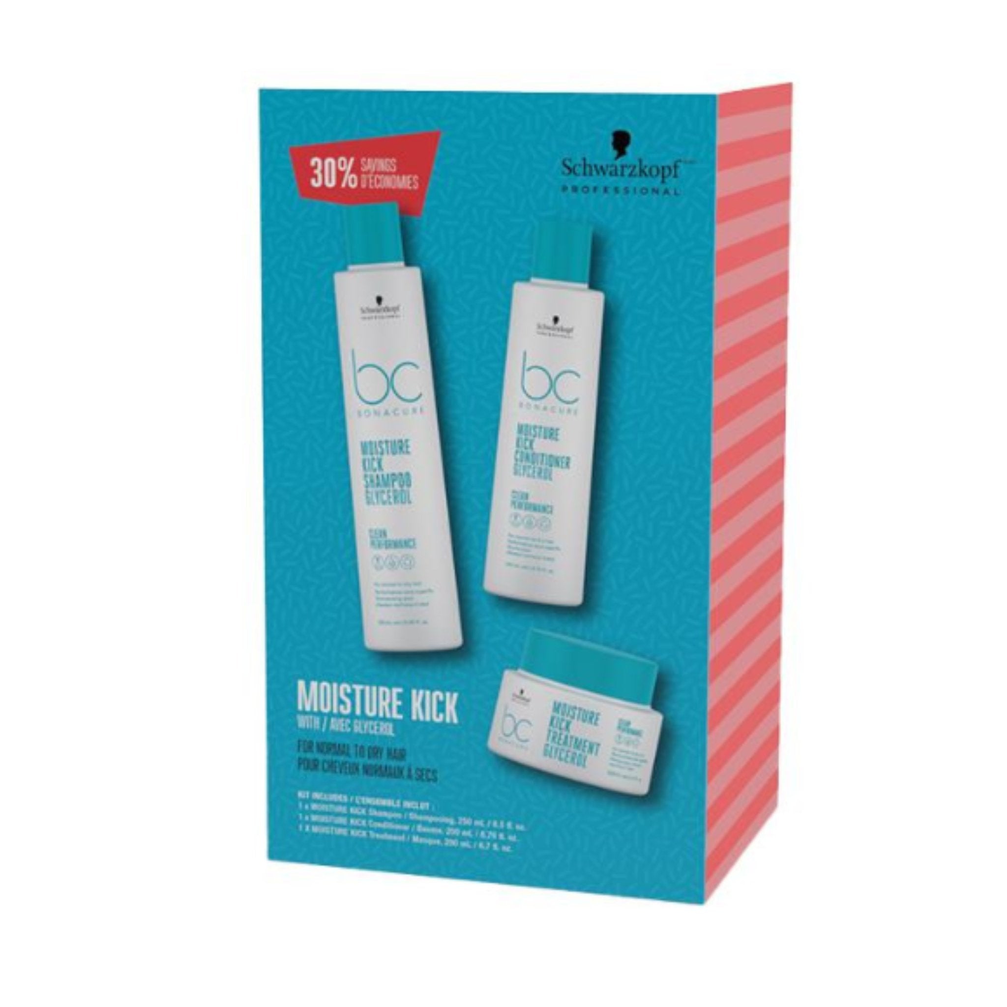 Schwarzkopf. Coffret Trio Moisture Kick - Concept C. Shop