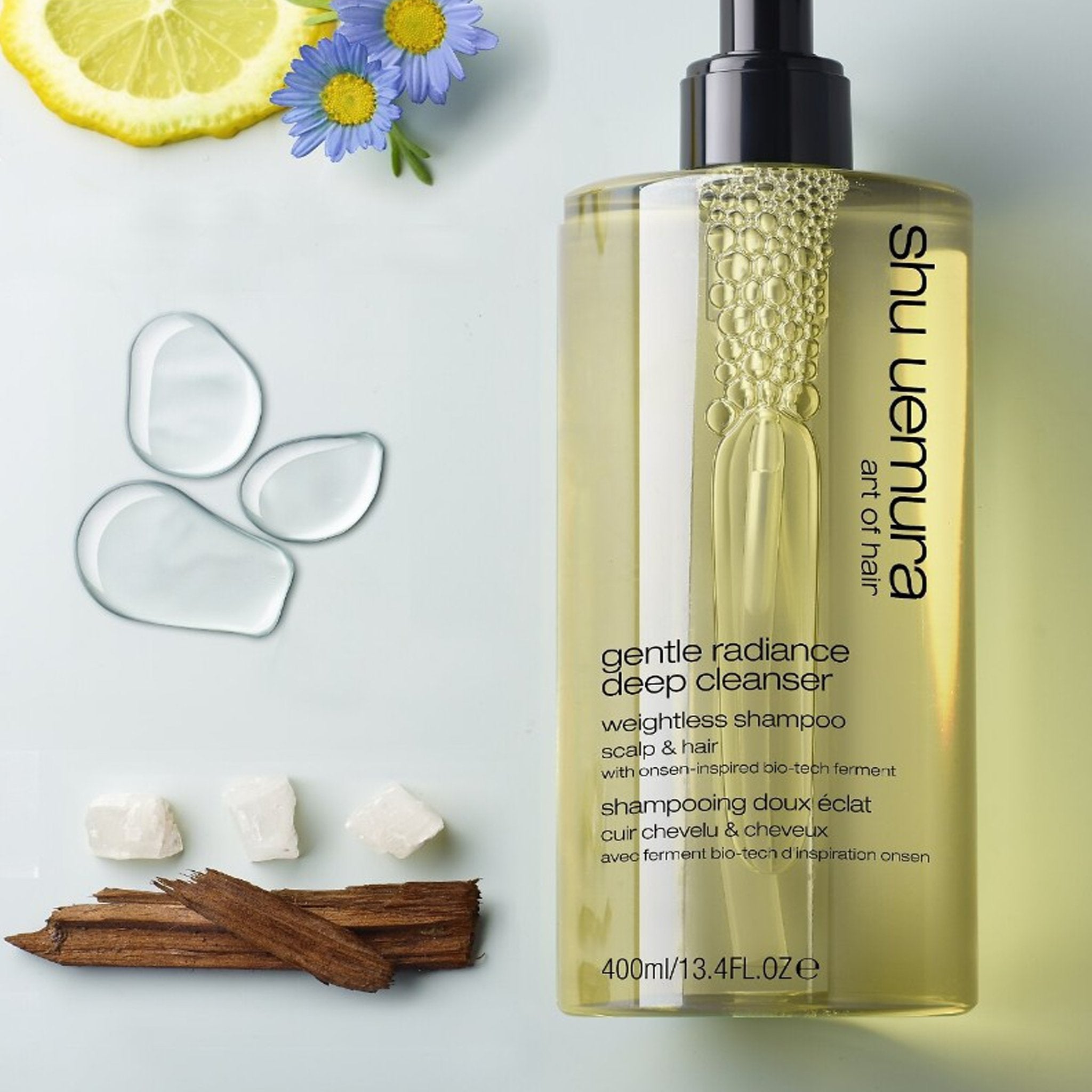Shu Uemura. Shampoing Doux Eclat Gentle Radiance - 400 ml (lancement 17 octobre) - Concept C. Shop