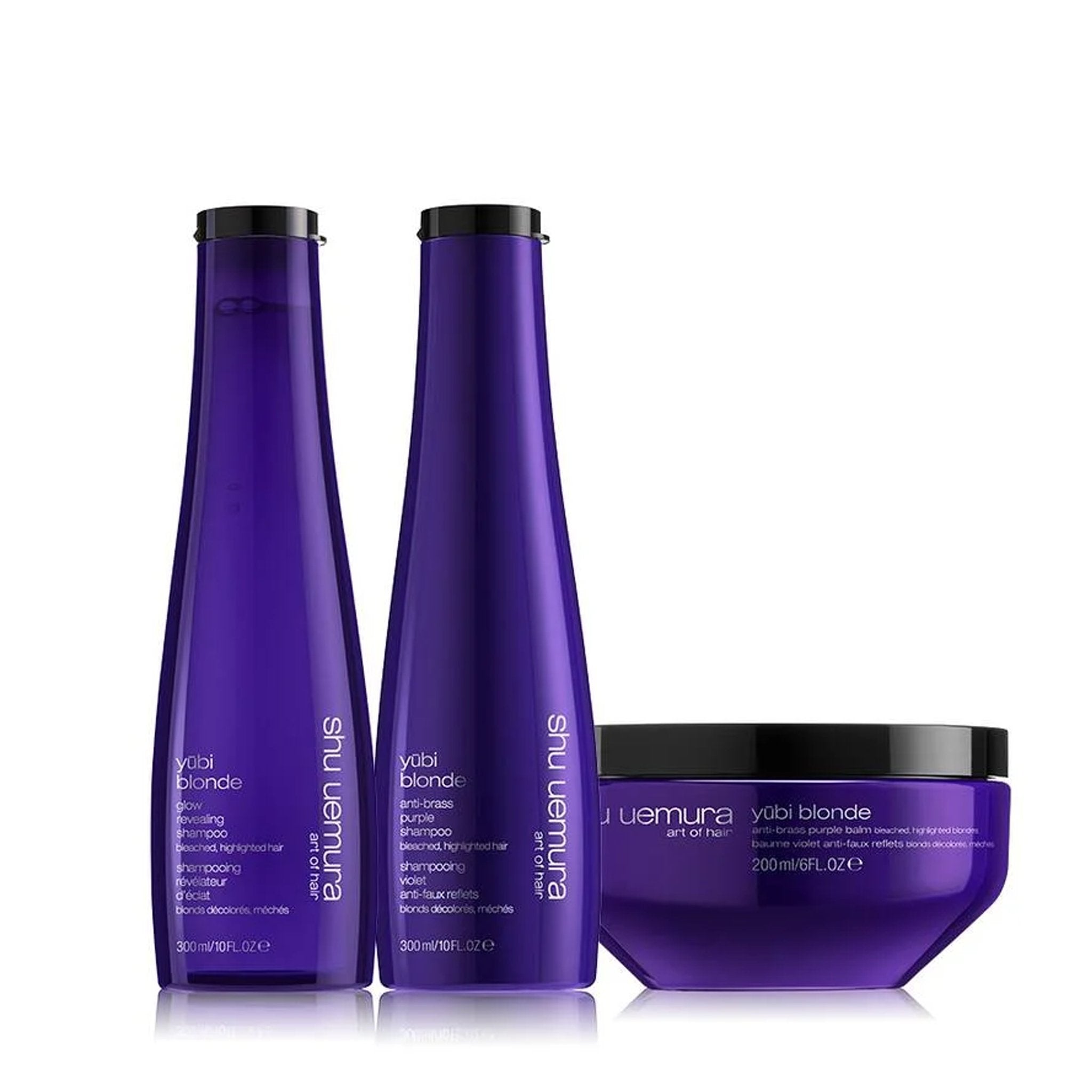 Shu Uemura. Shampoing Violet Anti-Faux Reflets Yubi Blonde - 300 ml - Concept C. Shop