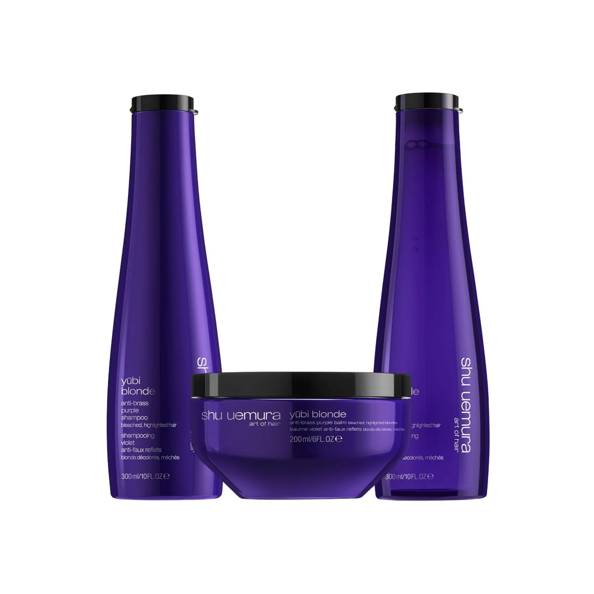 Shu Uemura. Yubi Blonde Routine de Neutralisation Maximale pour les Cheveux Cuivrés et Épais - Concept C. Shop