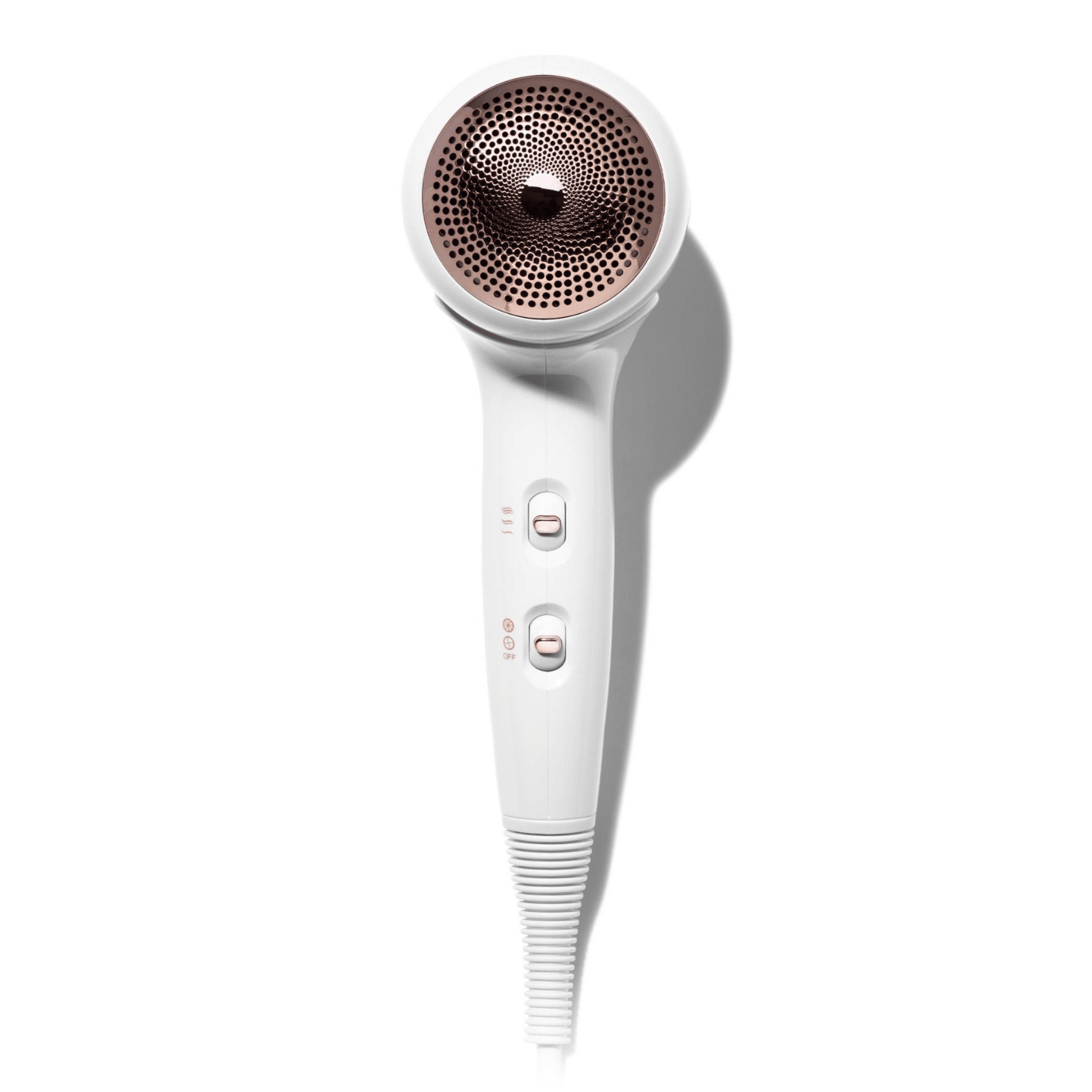 T3. Séchoir Ionique Compact Fit - Blanc et Or Rose - Concept C. Shop