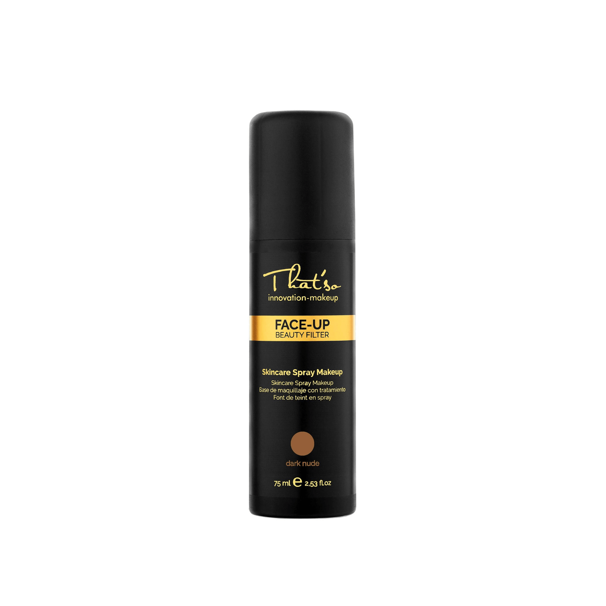 That'so. Fond de Teint en Spray Face Up Dark Nude - 75 ml - Concept C. Shop