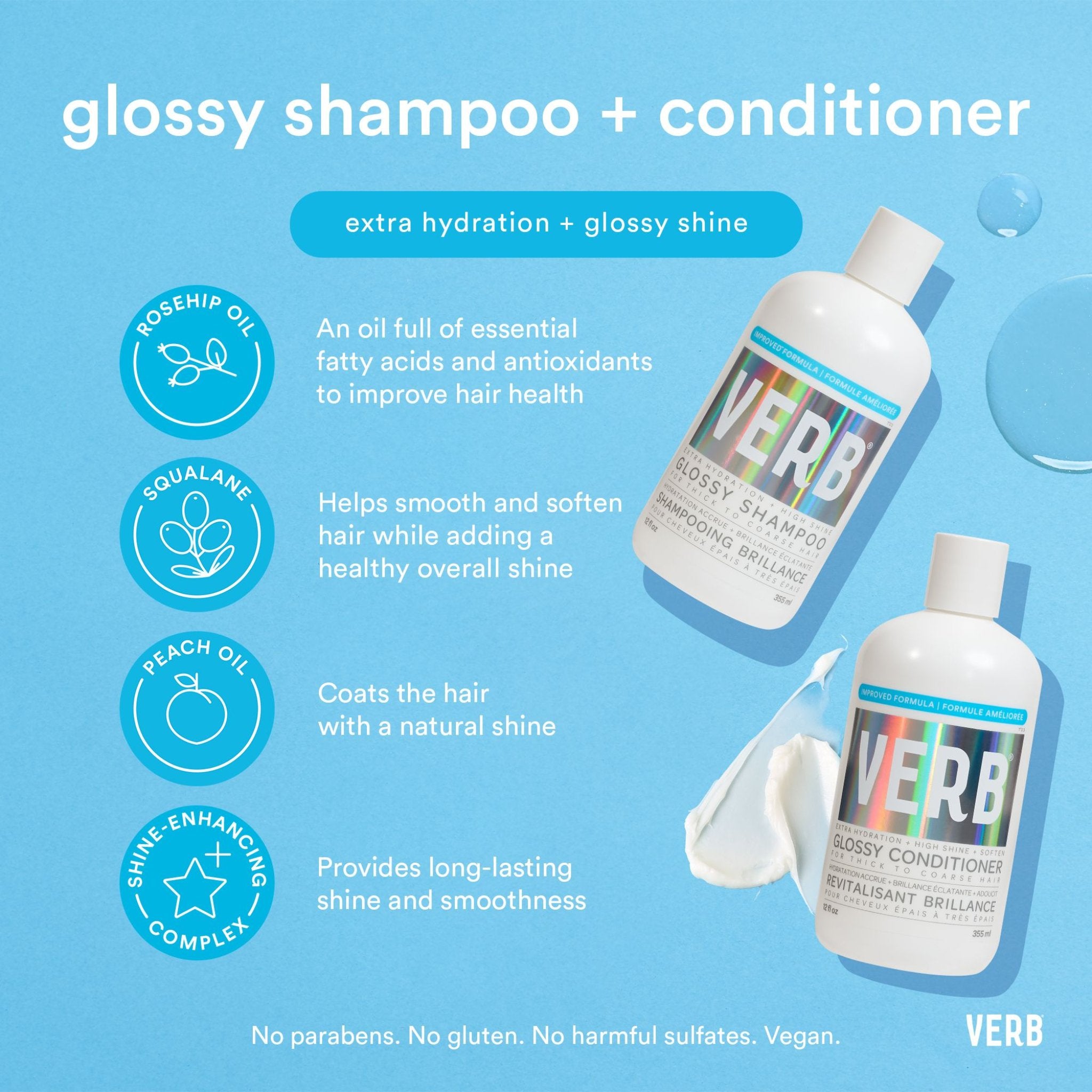Verb. Revitalisant Glossy - 355 ml - Concept C. Shop