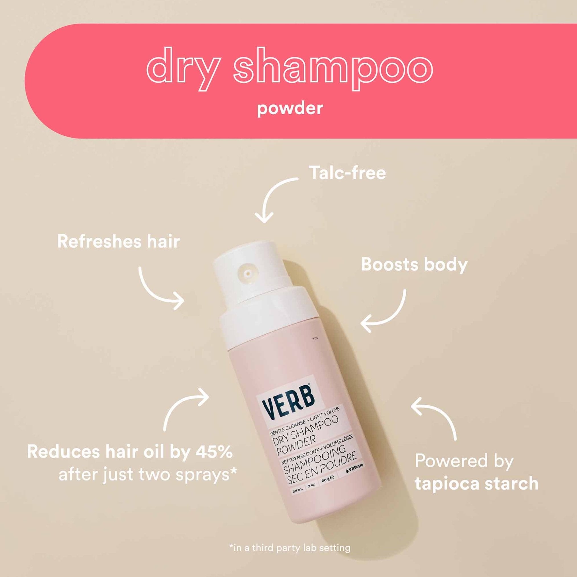Verb. Shampoing sec en poudre - 60 g - Concept C. Shop