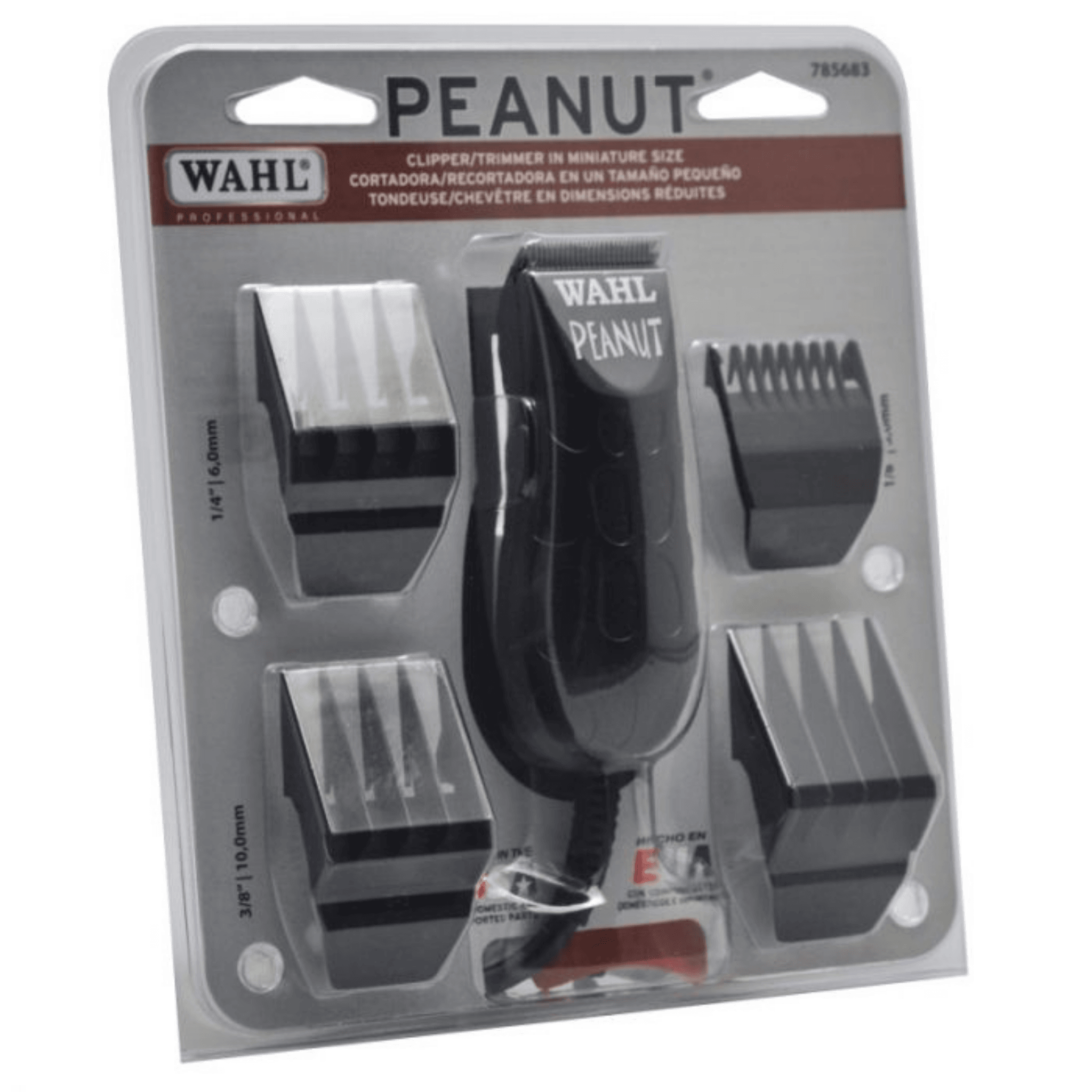 Wahl. Tondeuse de finition Peanut - Noire - Concept C. Shop