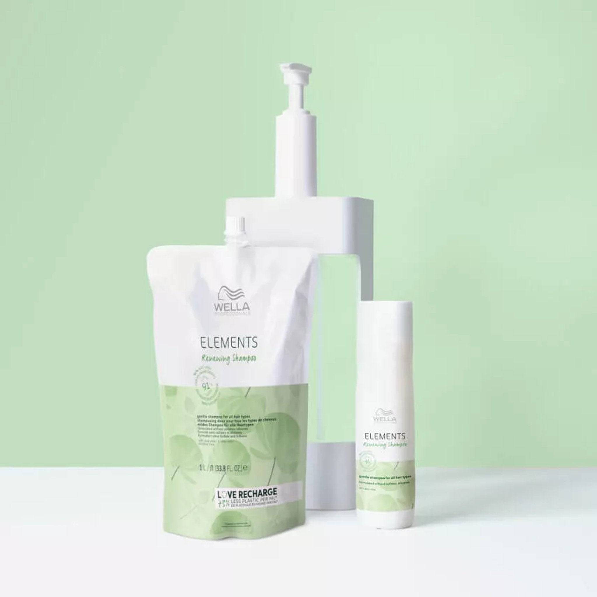 Wella. Elements Recharge de Shampoing Régénérant - 1000 ml - Concept C. Shop