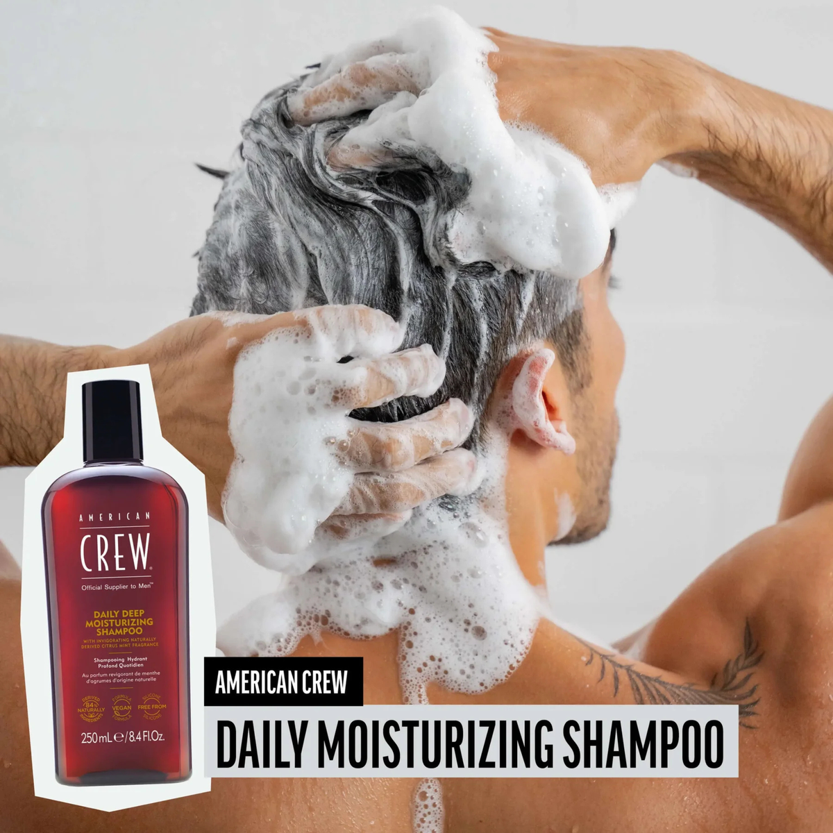 American Crew. Shampoing Hydratant Profond Quotidien - 250 ml