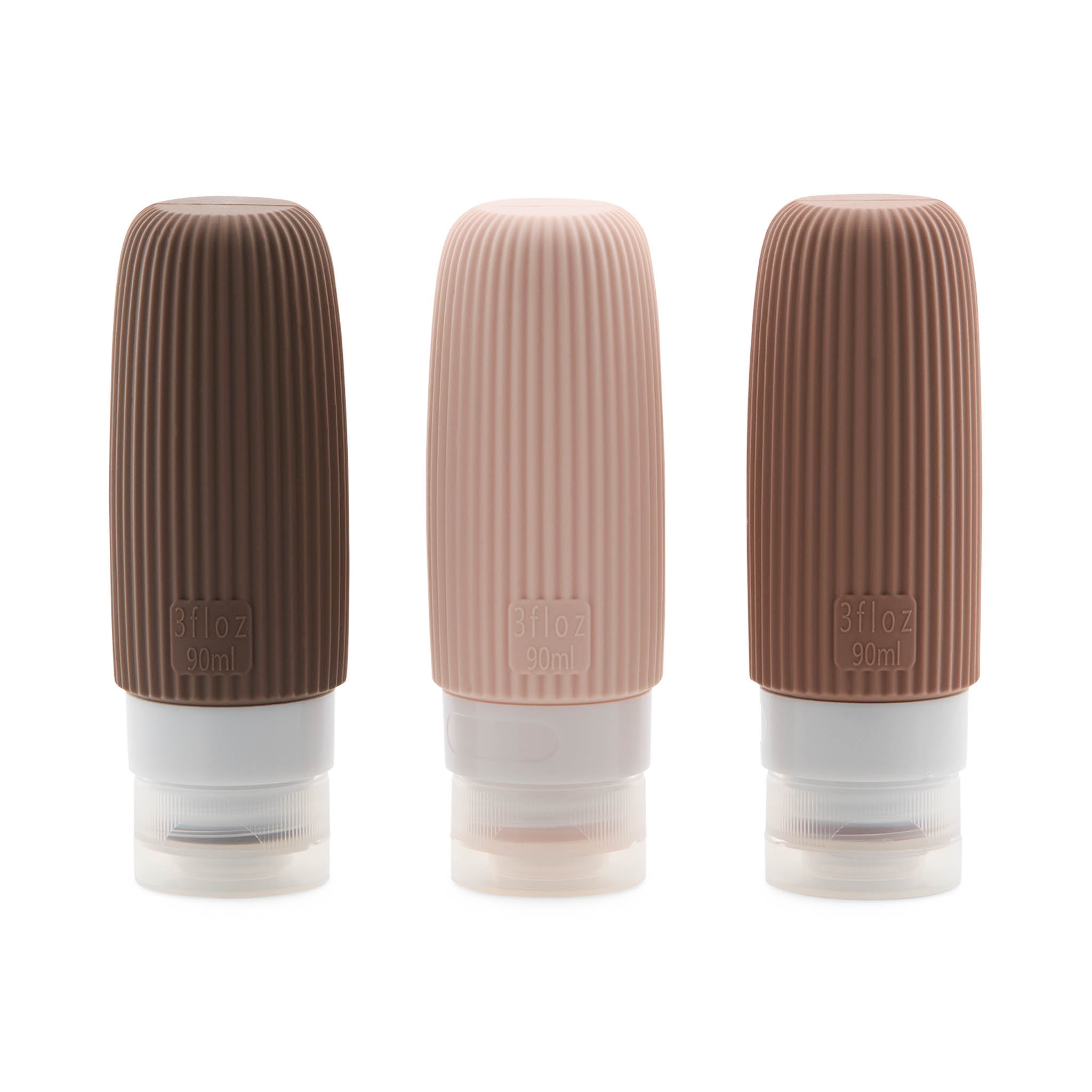Concept C. Silicone Travel Bottle Set - Neutral