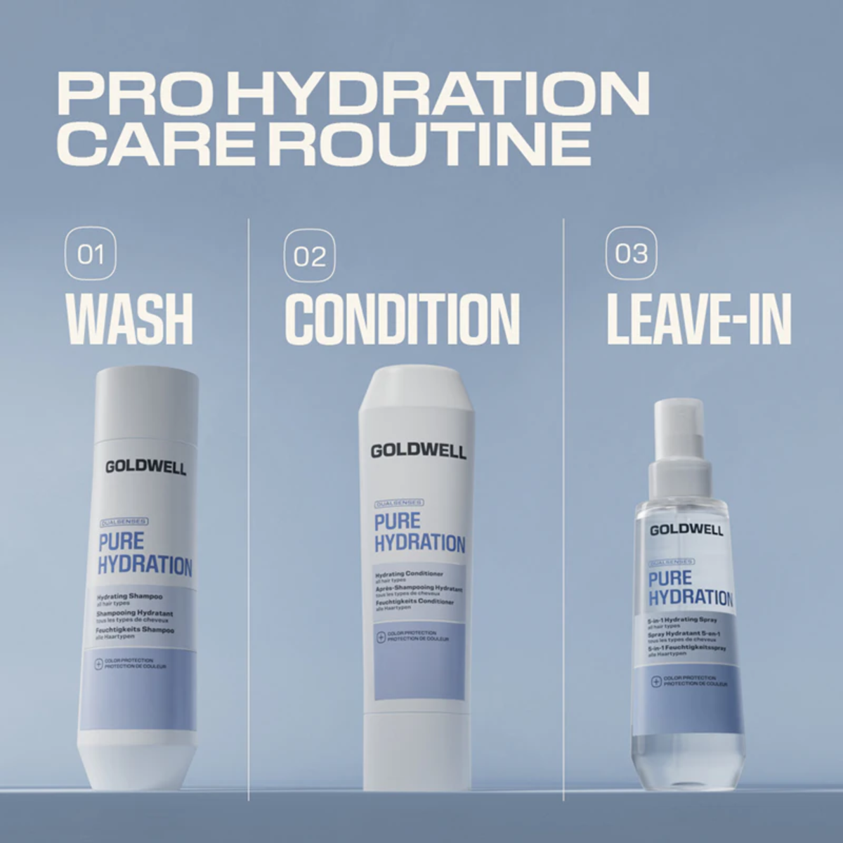 Goldwell. 5-in-1 Hydrating Spray Pure Hydration Dualsenses - 150 ml