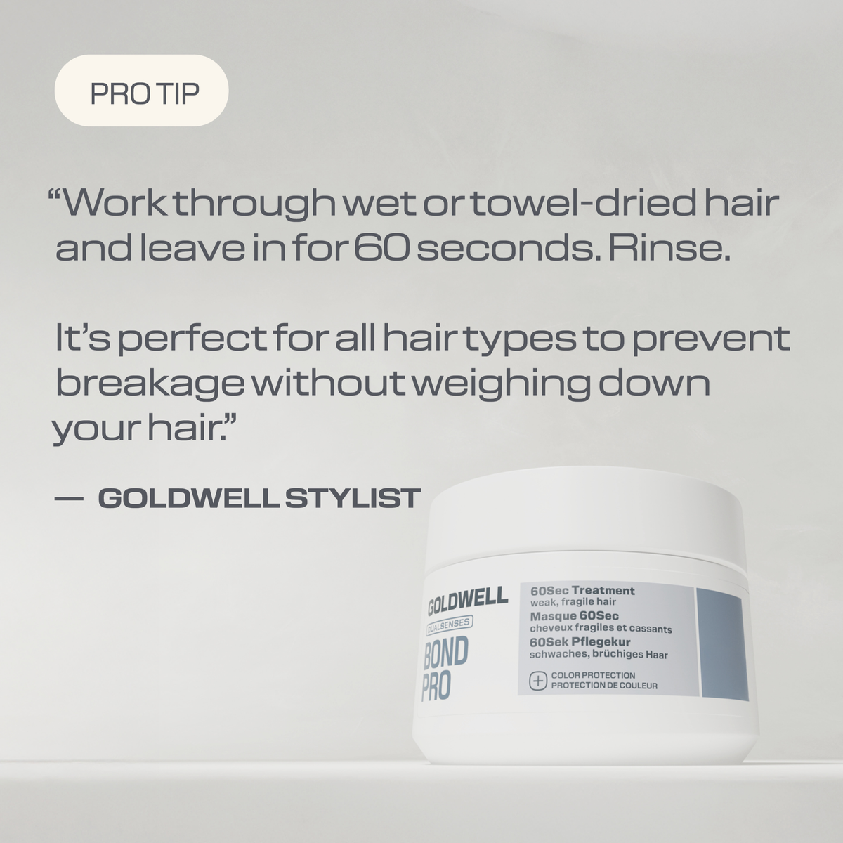 Goldwell. Masque 60 Secondes Fortifiant Bond Pro - 200 ml