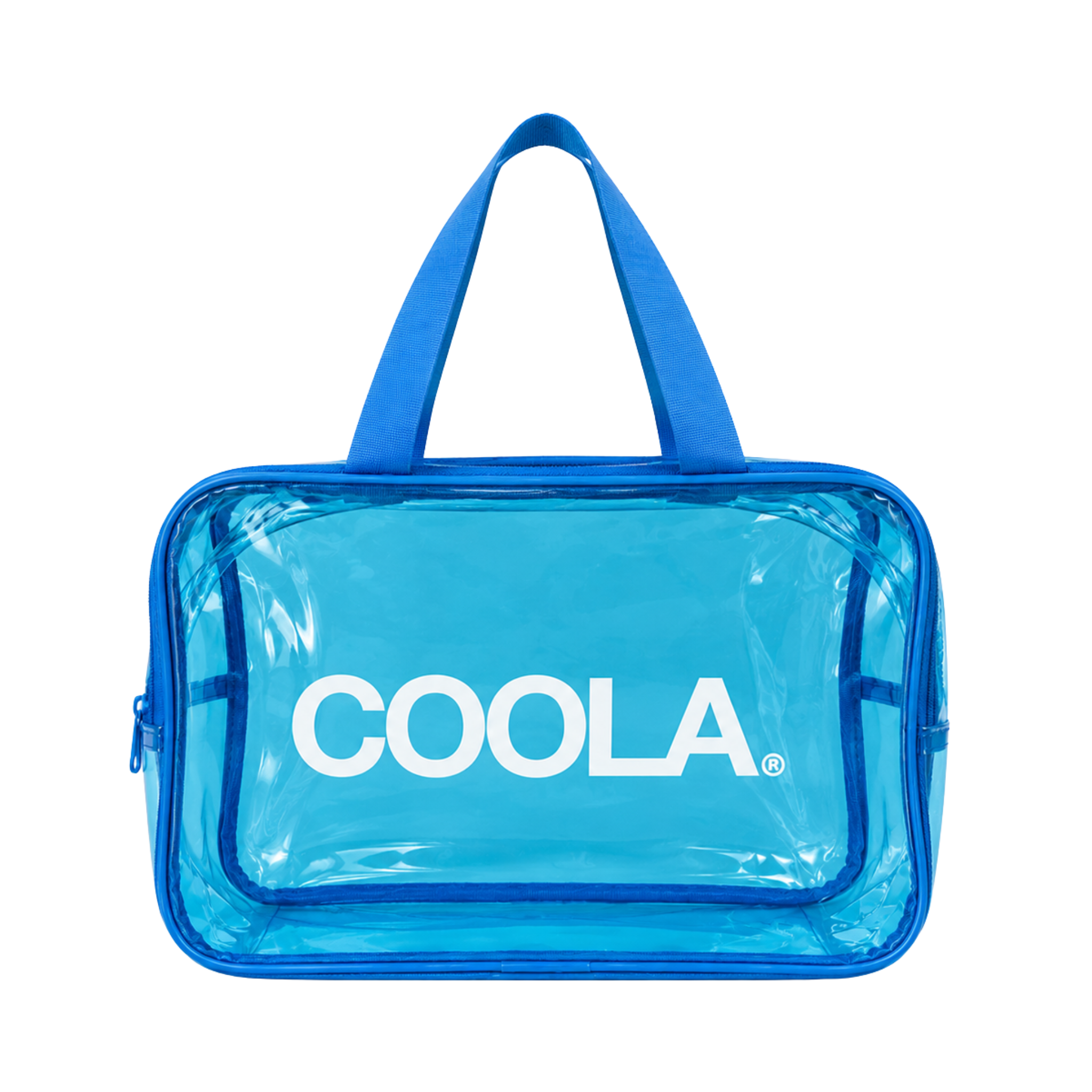 Gift with Purchase - Coola. Structured Translucent Bag - Blue