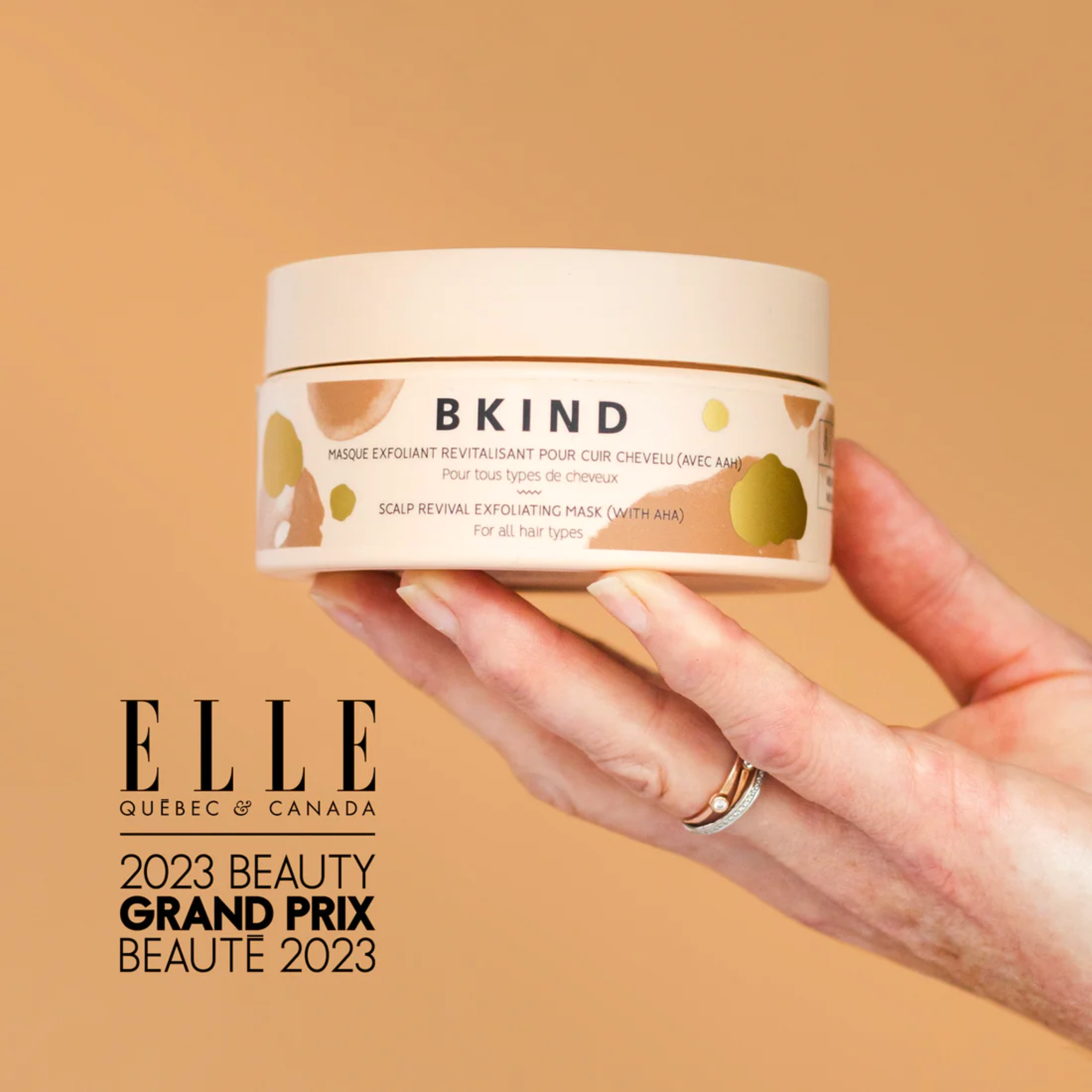 BKIN. Revitalizing exfoliating mask for scalp - with aah- 200ml