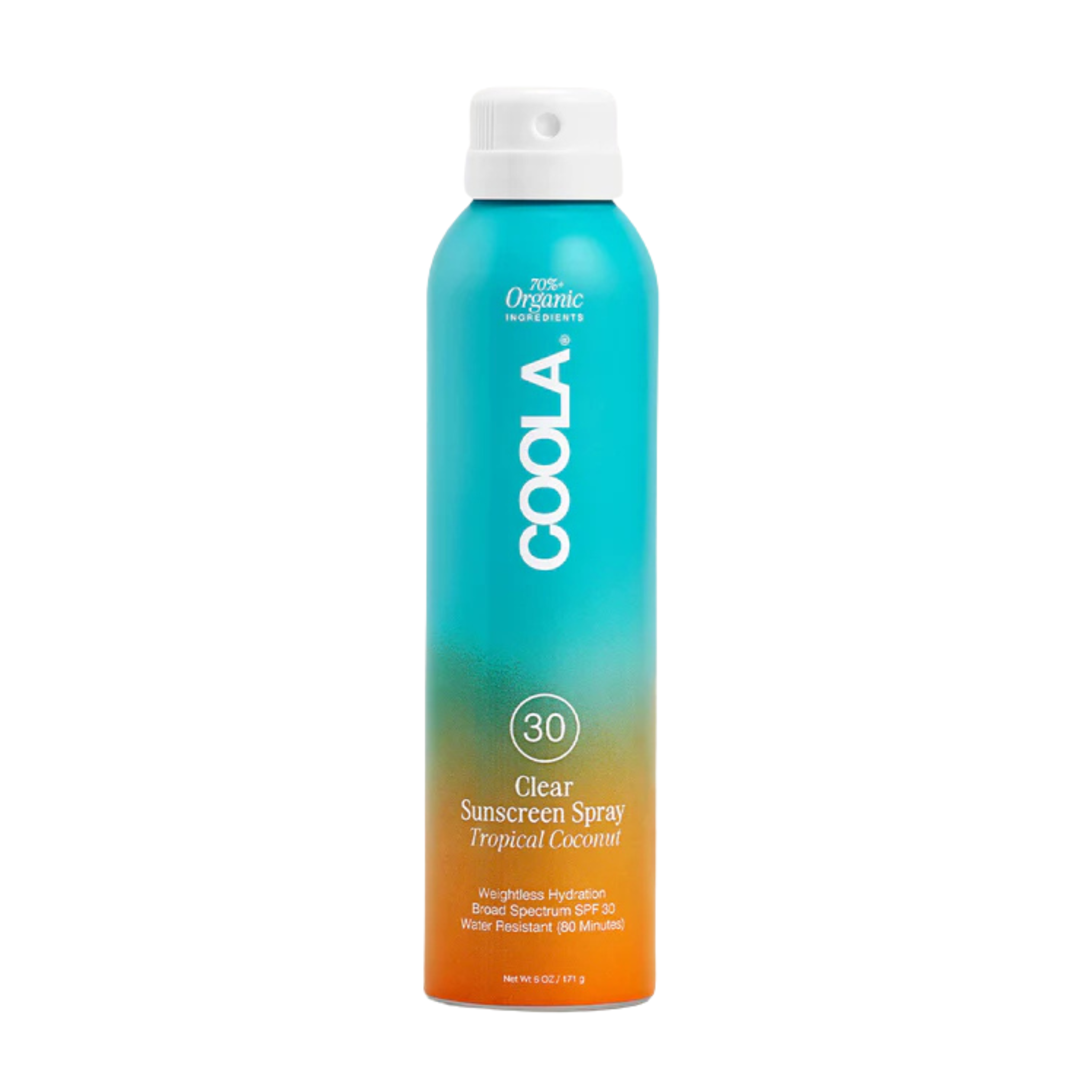 Coola. Écran Solaire en Spray Noix de Coco Tropicale FPS 30 - 177 ml
