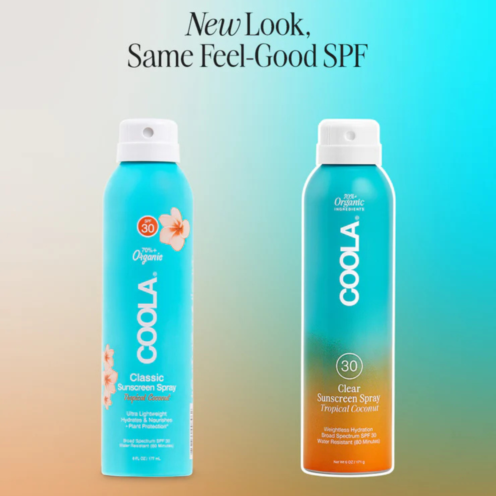 Coola. Écran Solaire en Spray Noix de Coco Tropicale FPS 30 - 177 ml