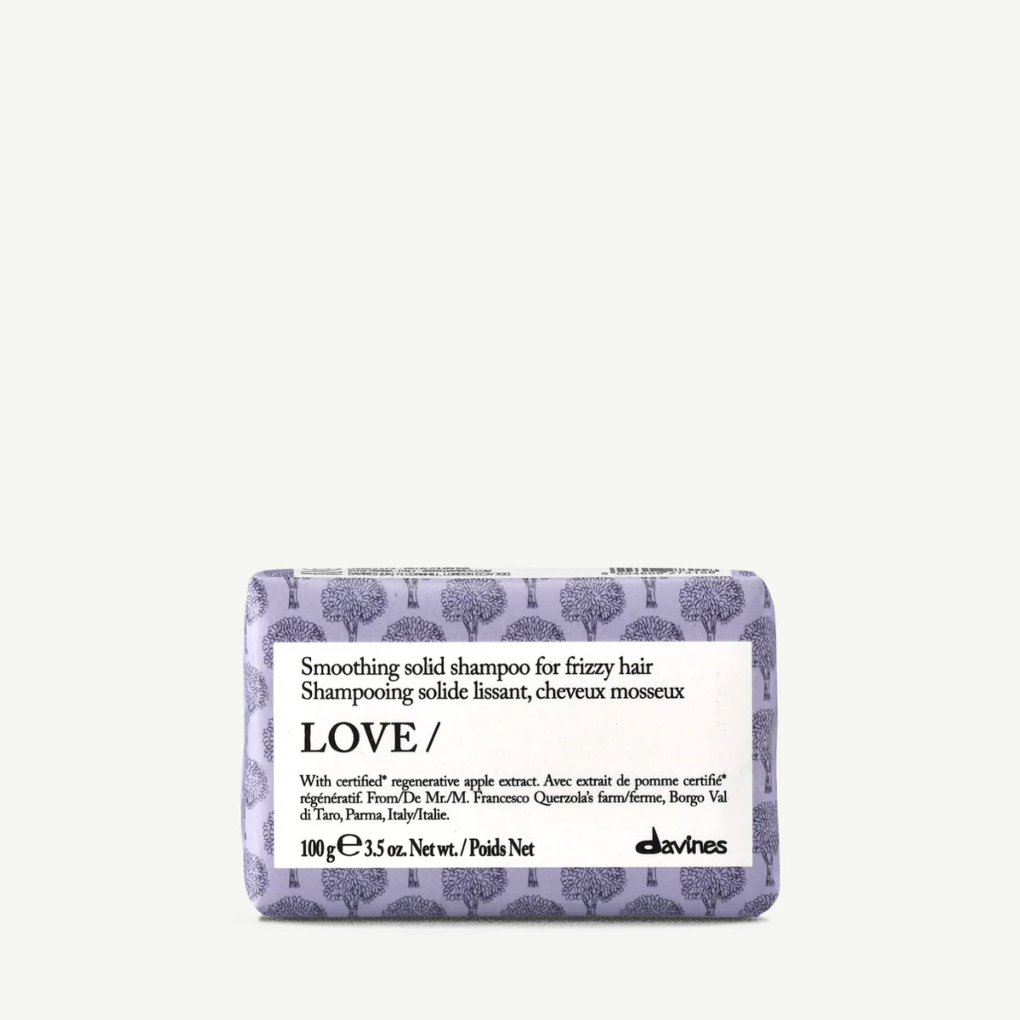 Davines. Shampoing Lissant en Barre LOVE Smoothing - 100 gr