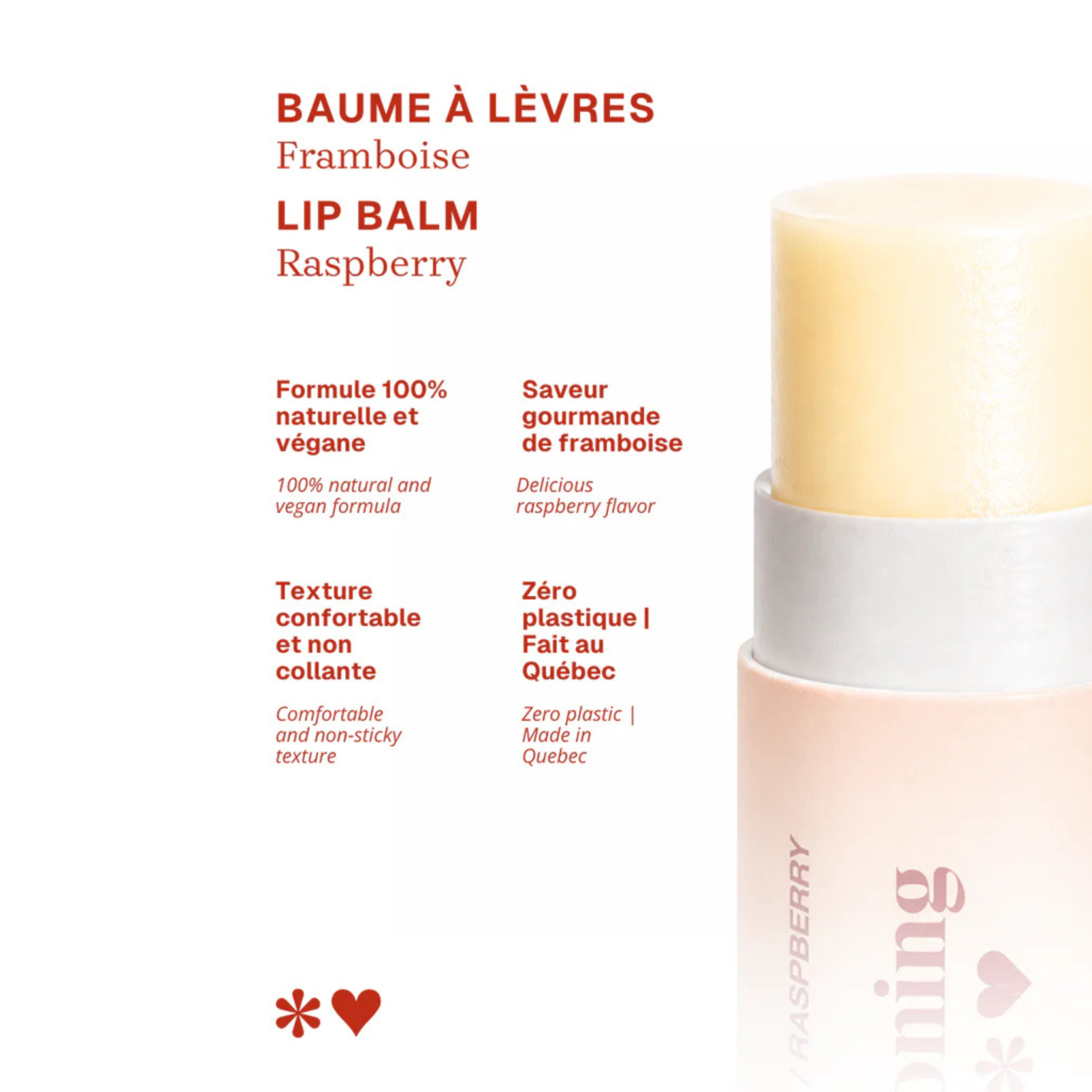Cocooning Love. Raspberry Lip Balm - 10 g