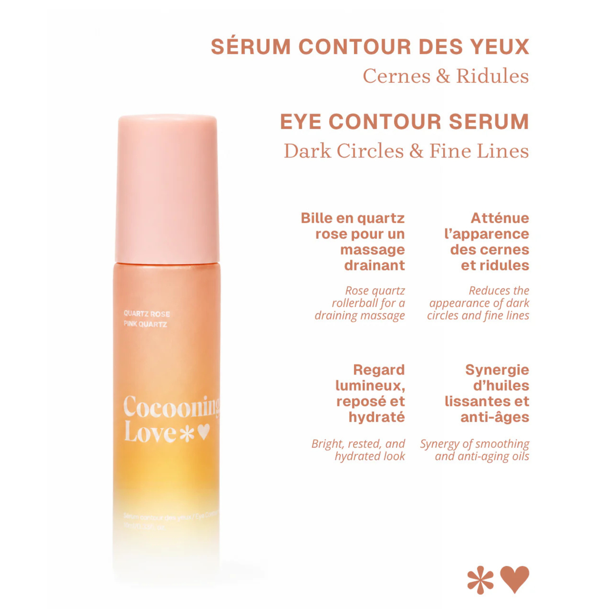 Cocooning Love. Eye Contour Serum Pink Quartz - 10 ml