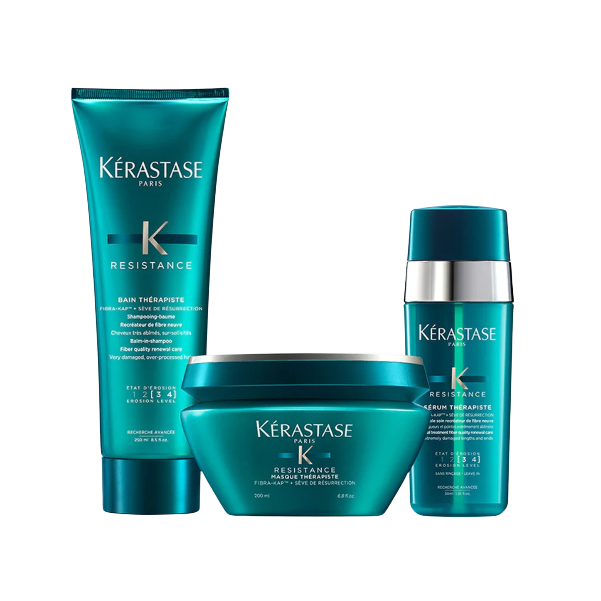 Kérastase. Resistance Thérapiste Routine Traitement Intense Pour Cheveux Traités à L’excès