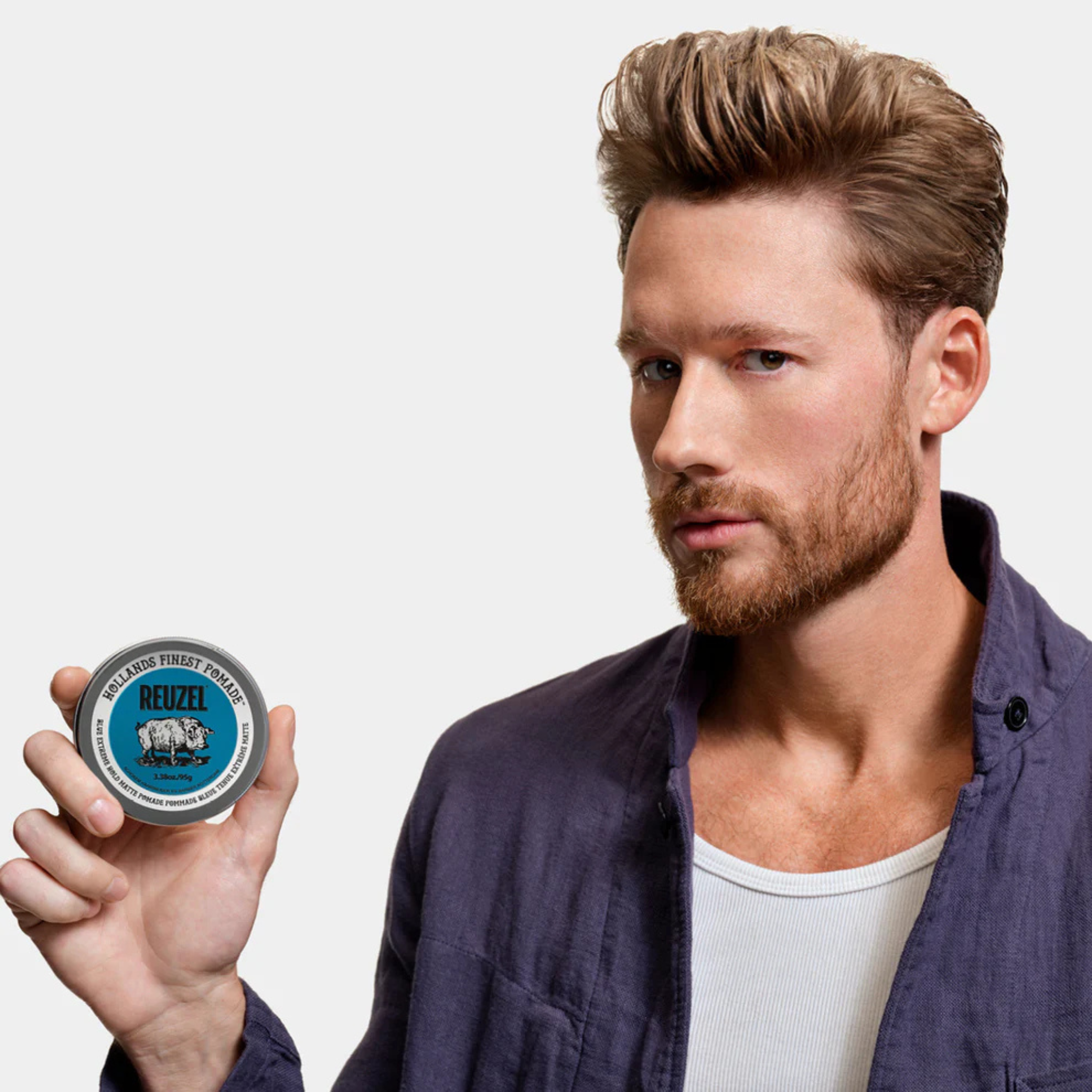 Reuzel. Pommade Bleue Tenue Extrême Matte - 3,38 oz
