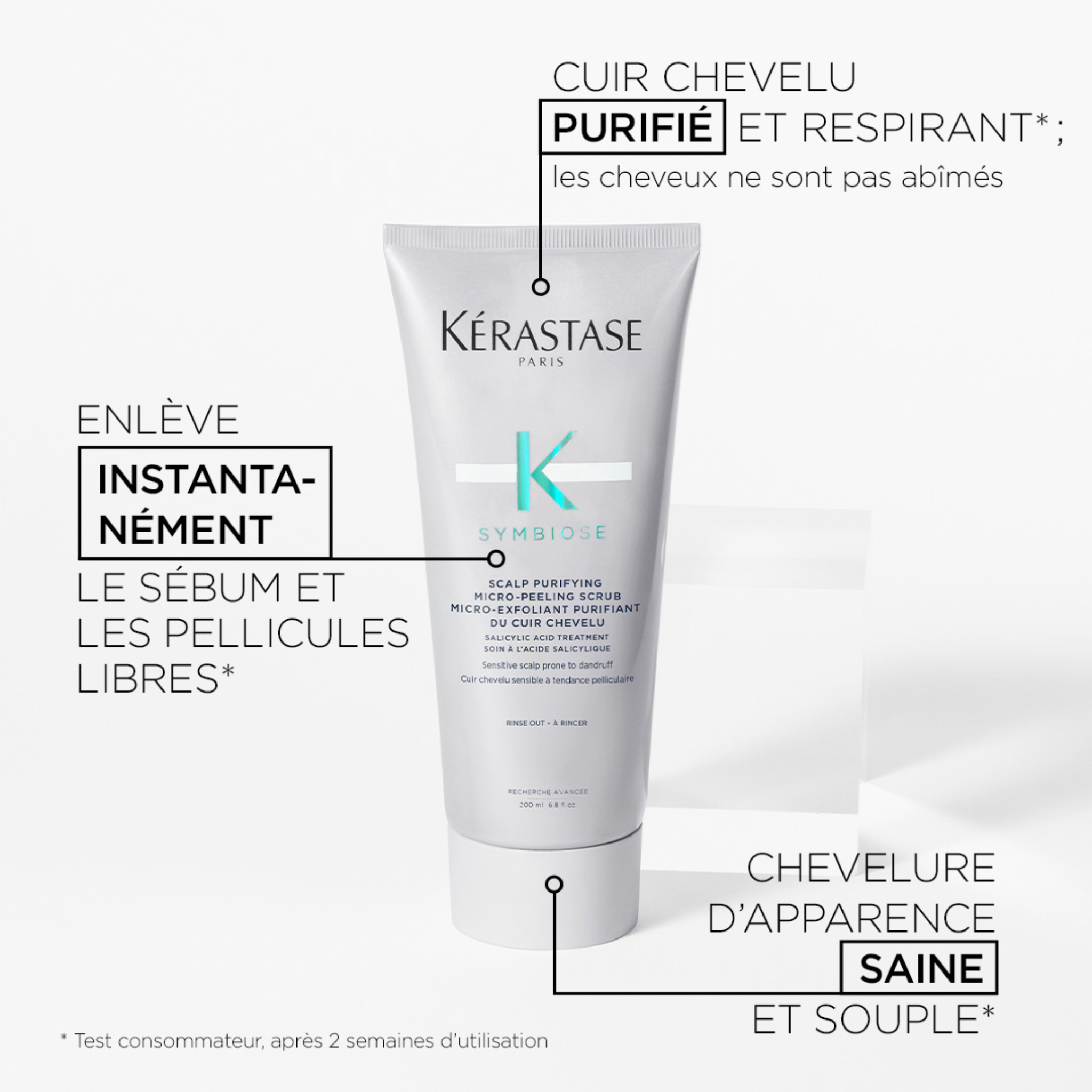 Kerastase. Symbiose Scalp Purifying Micro-Peeling Scrub - 200 ml