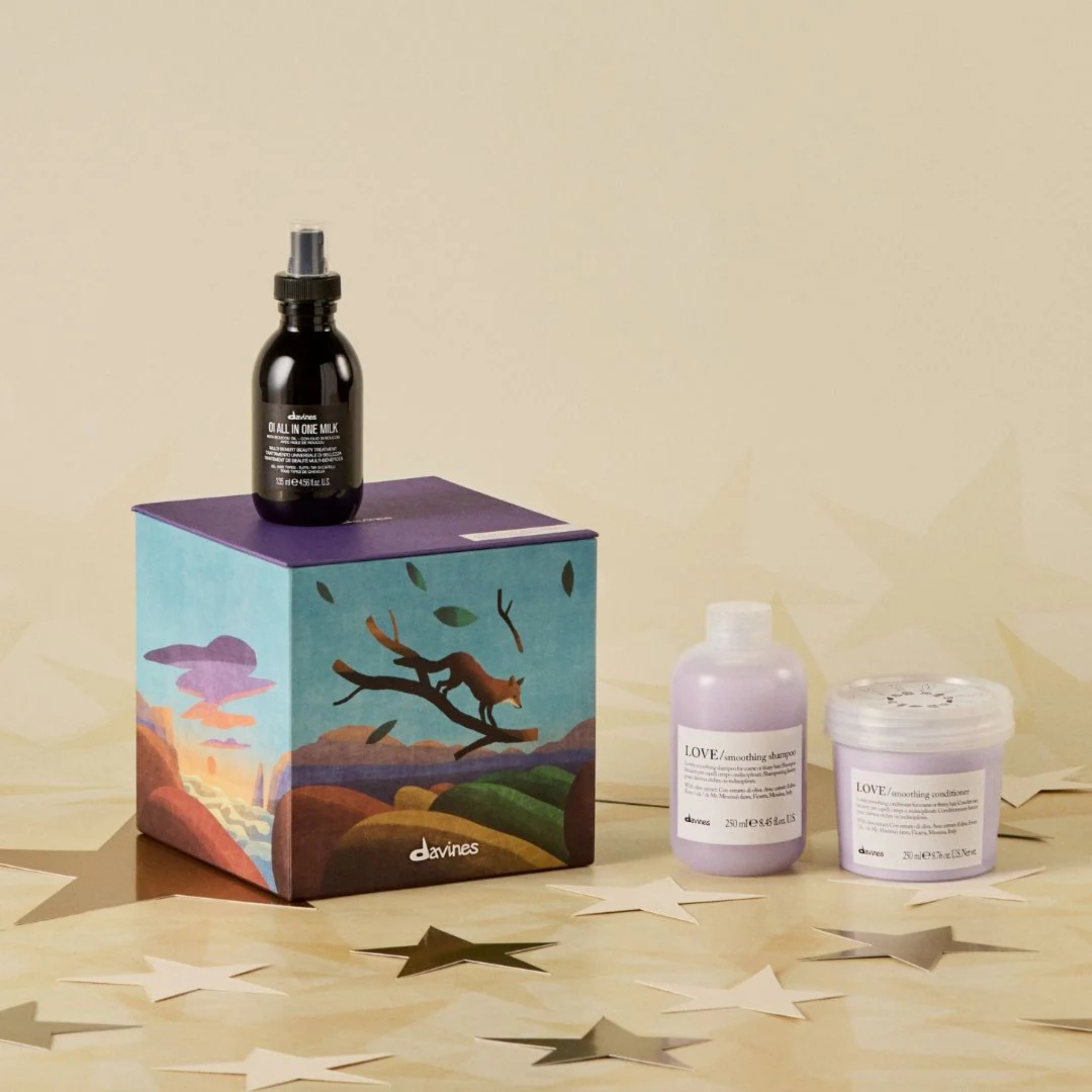 Davines. Smooth and Satiny Hair Set - Love Smooth