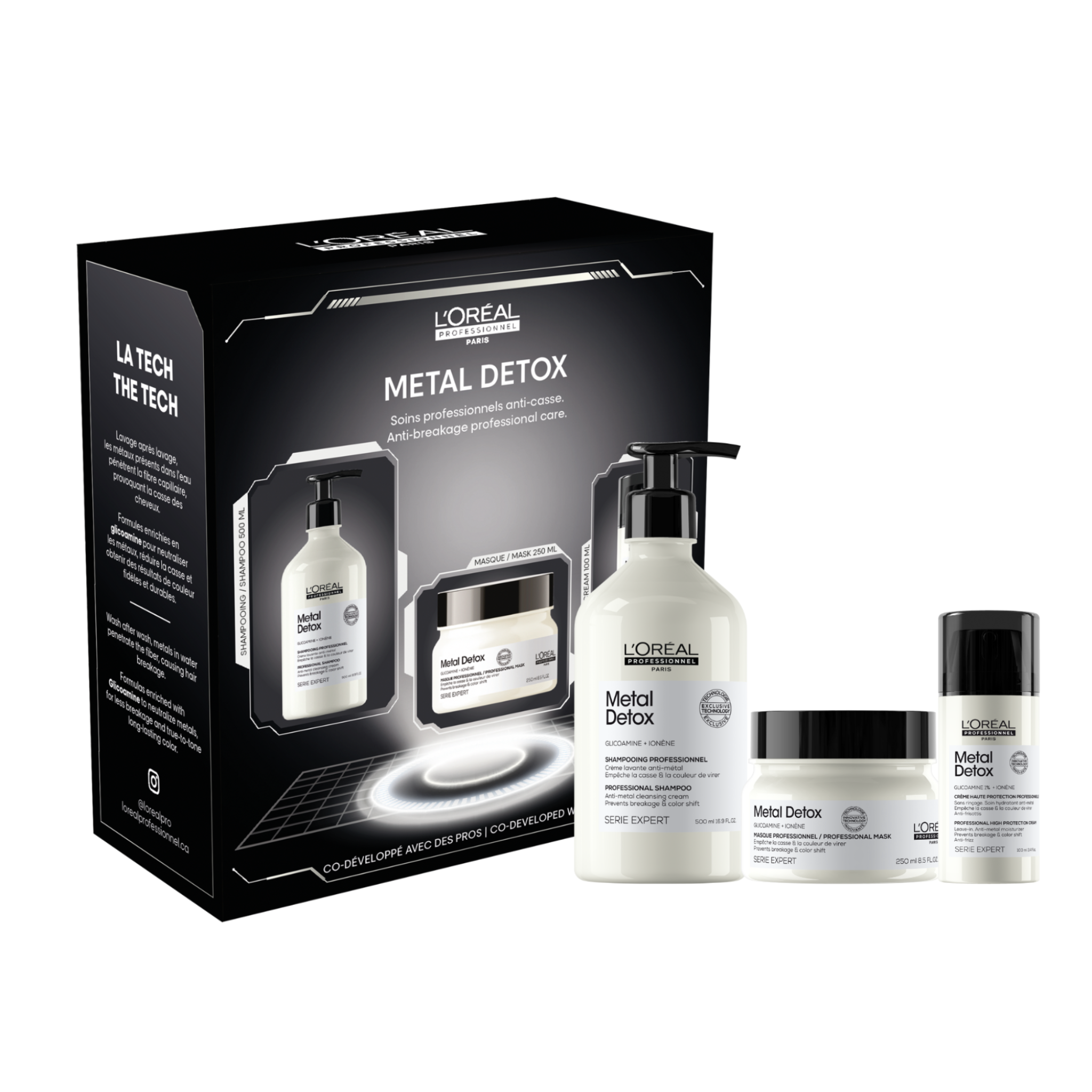 L'Oréal. Série Expert Coffret Des Fêtes Metal Detox (Lancement 1er Septembre 2025)