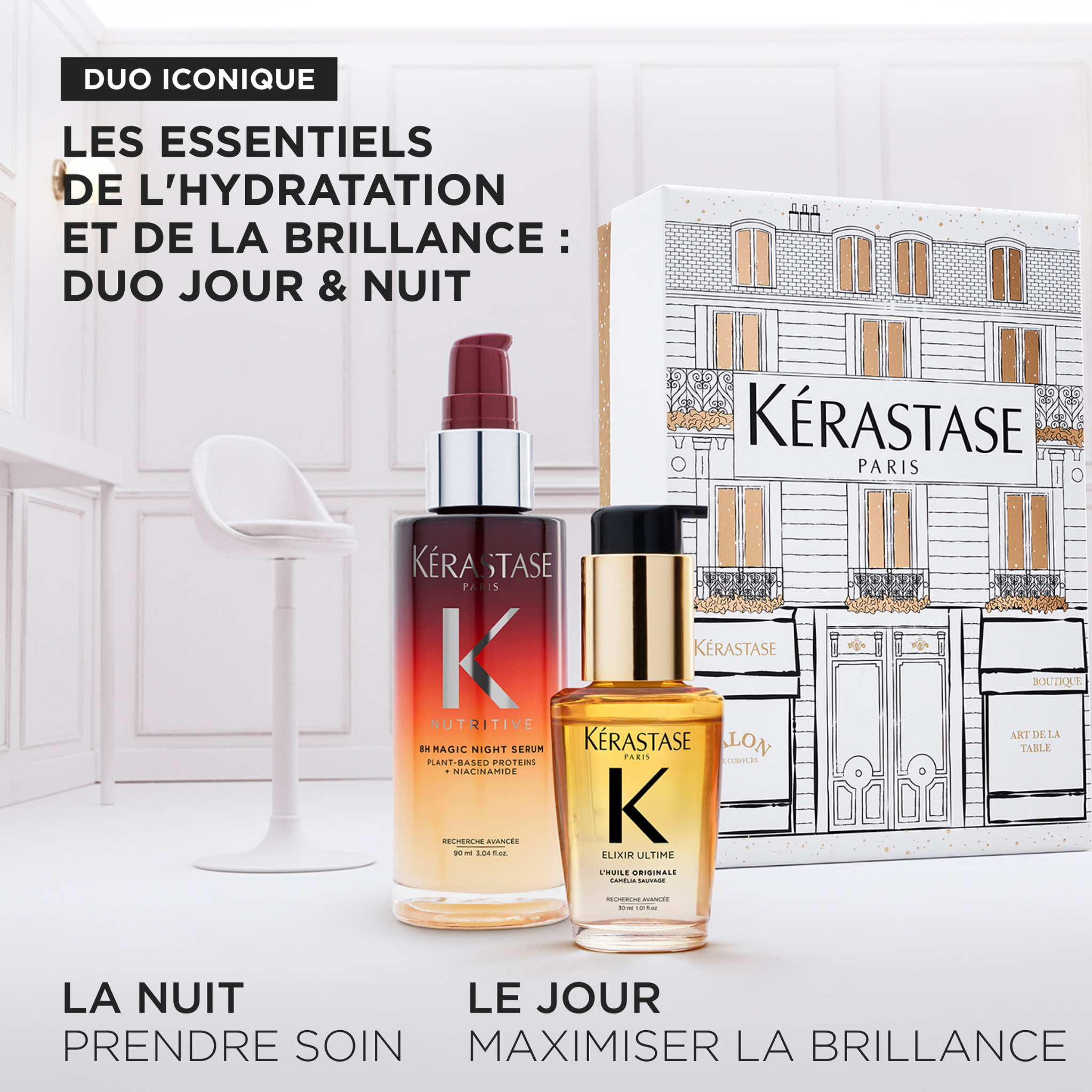 Kérastase. Discovery Set - Nutritive and Elixir Ultime (Launch September 15, 2025)