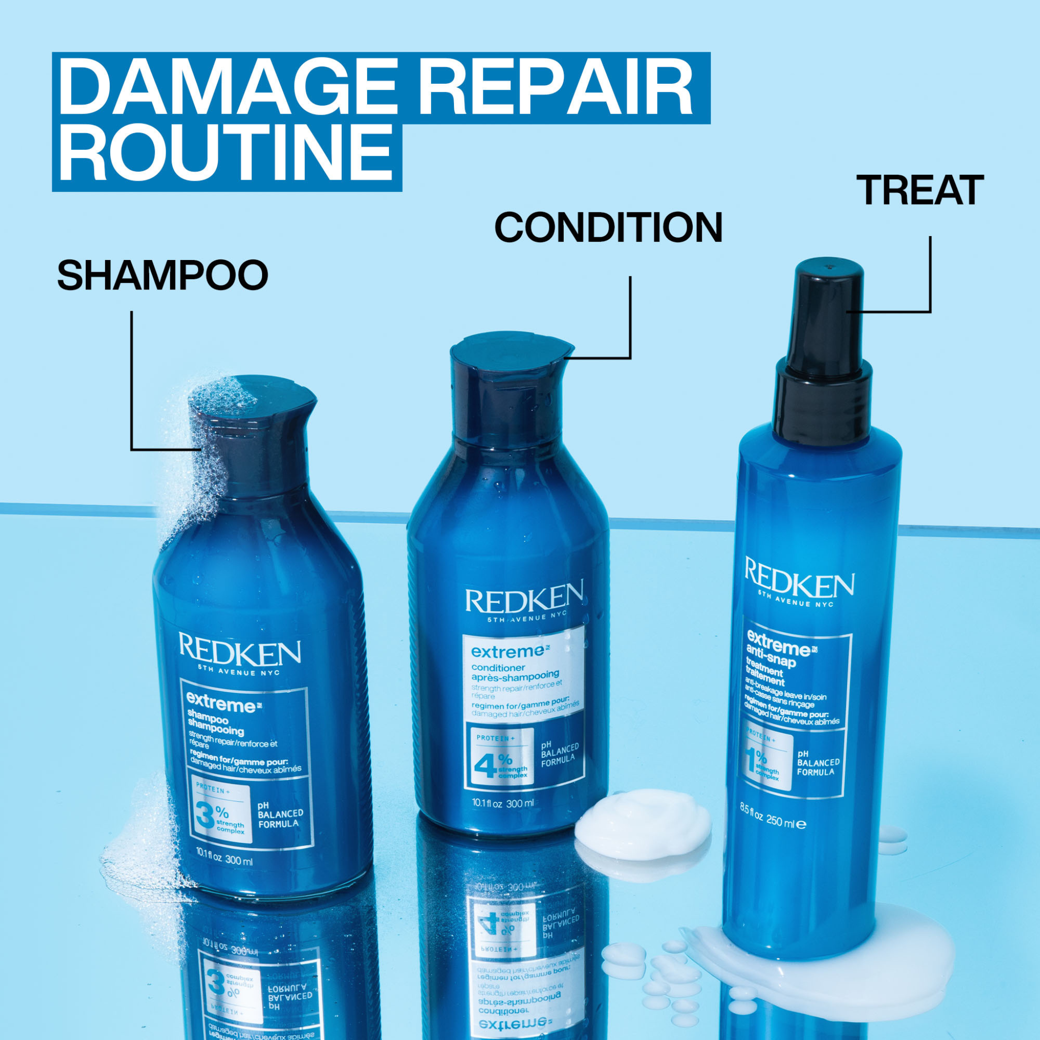 Redken. Shampoing Extreme - 300 ml