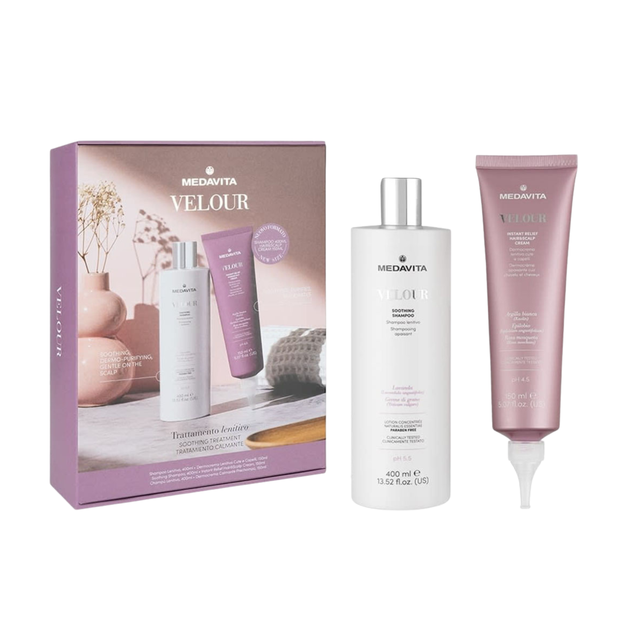 Medavita. Velour Duo Set - Soothing Routine