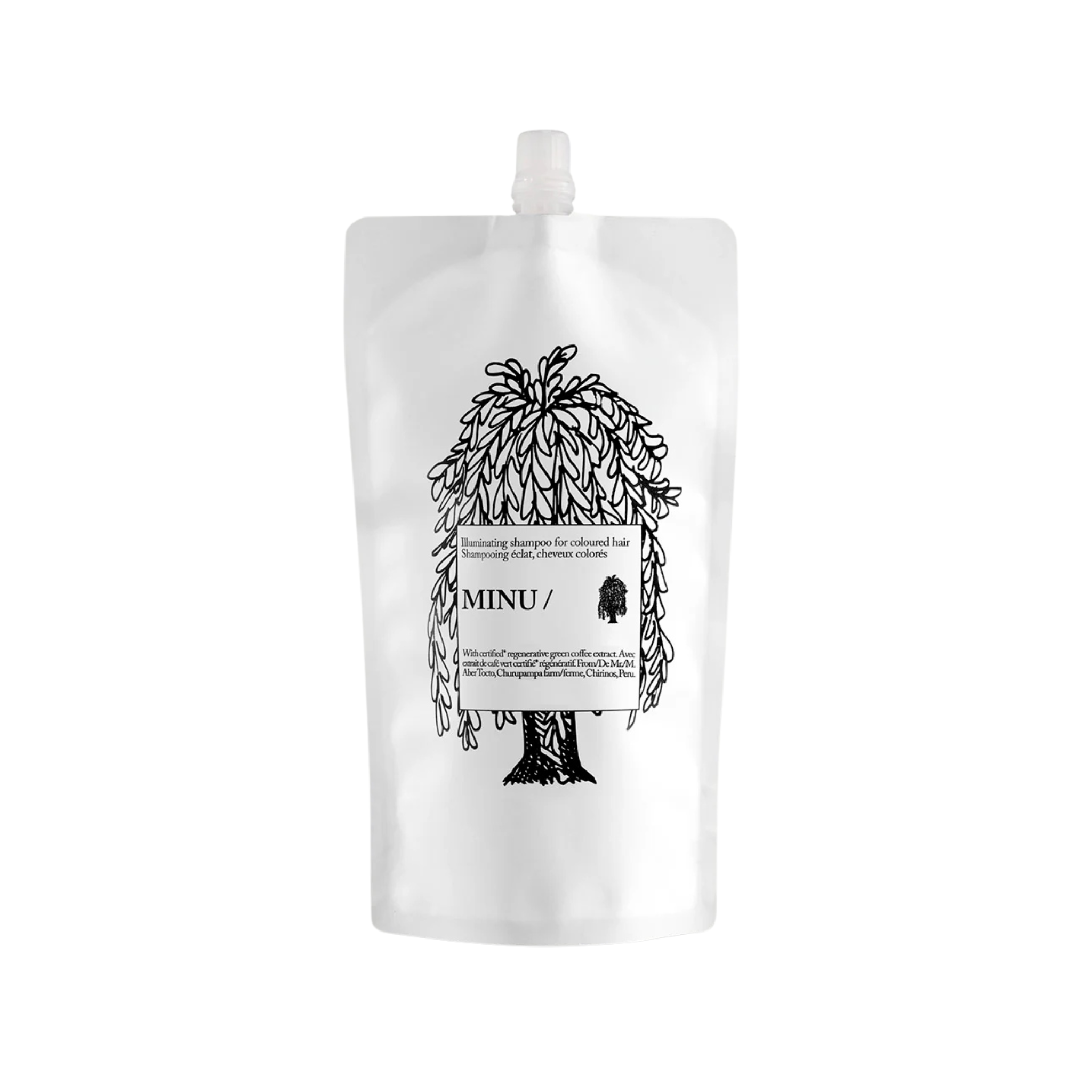 Davines. MINU Colour-Treated Hair Illuminating Shampoo (Eco-Refill) - 500 ml