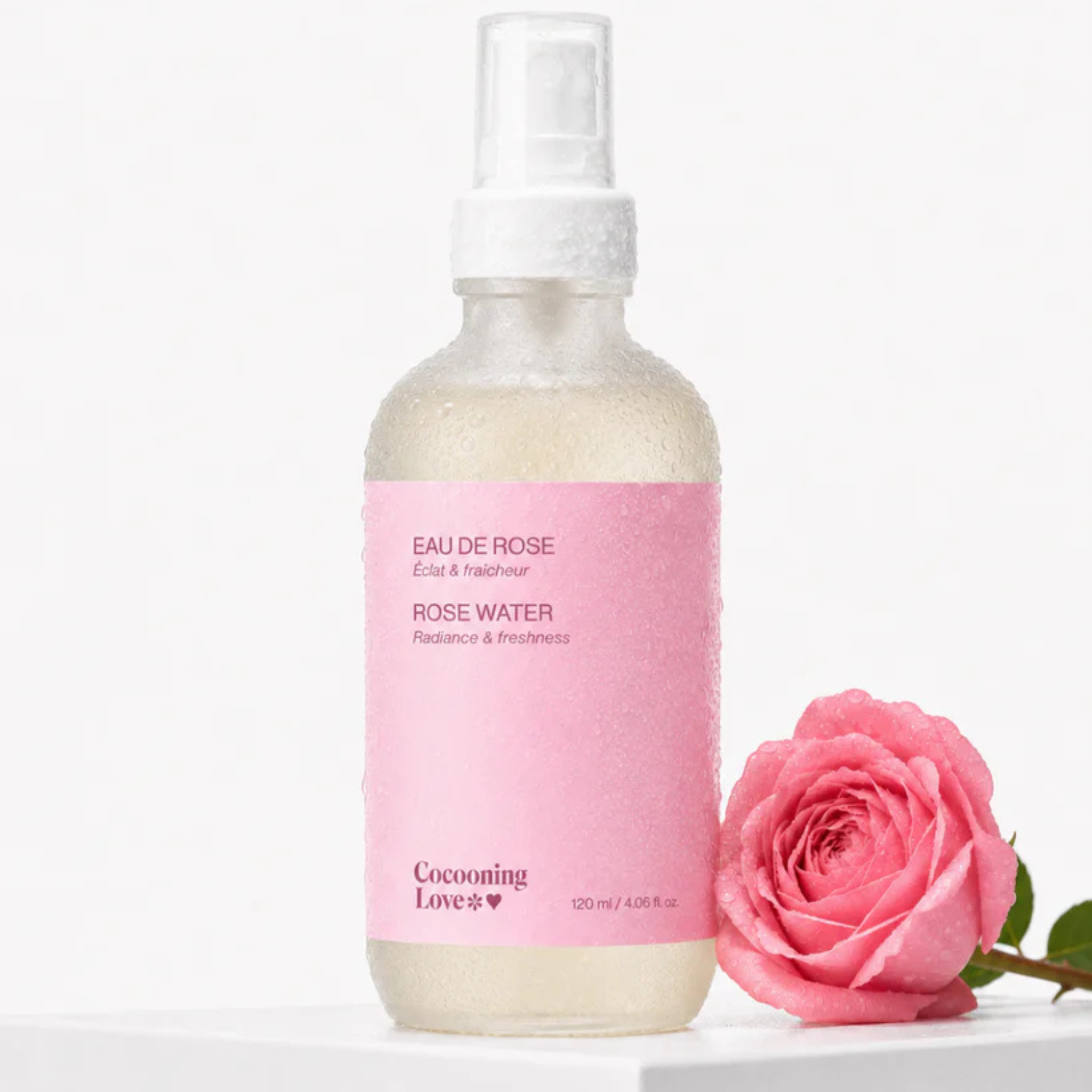 Cocooning Love. Eau De Rose - Éclat & Fraîcheur - 120 ml