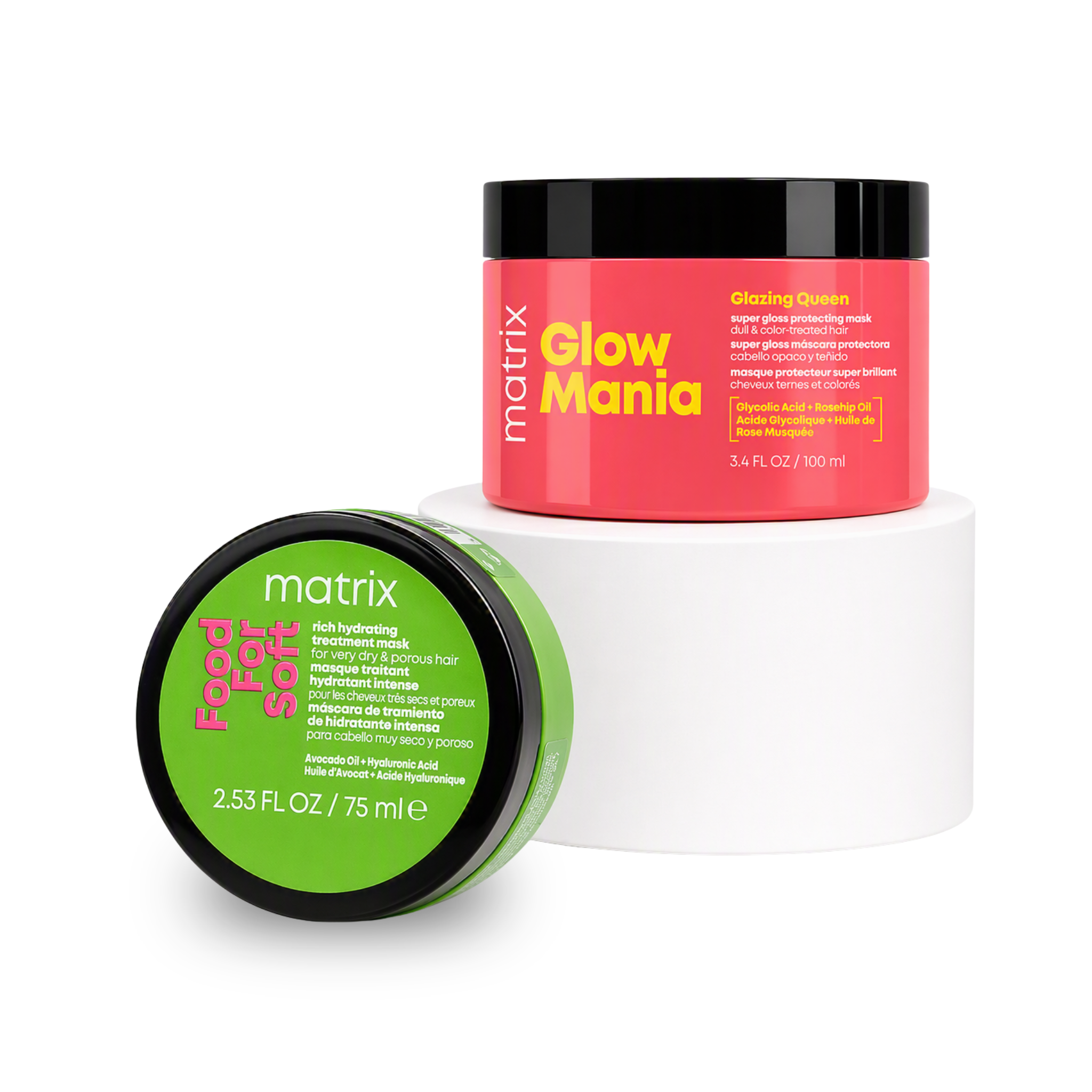 Matrix. Food For Soft and Glow Mania Mini Mask Duo