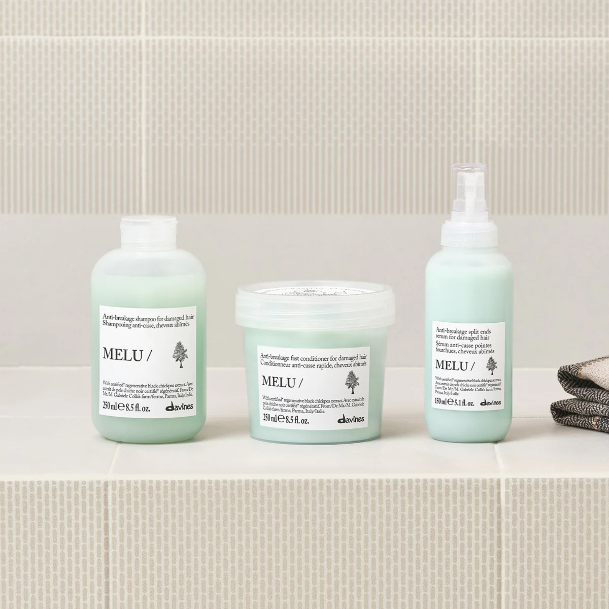 Davines. Revitalisant Anti-Casse Rapide Cheveux Abîmés MELU - 1000 ml