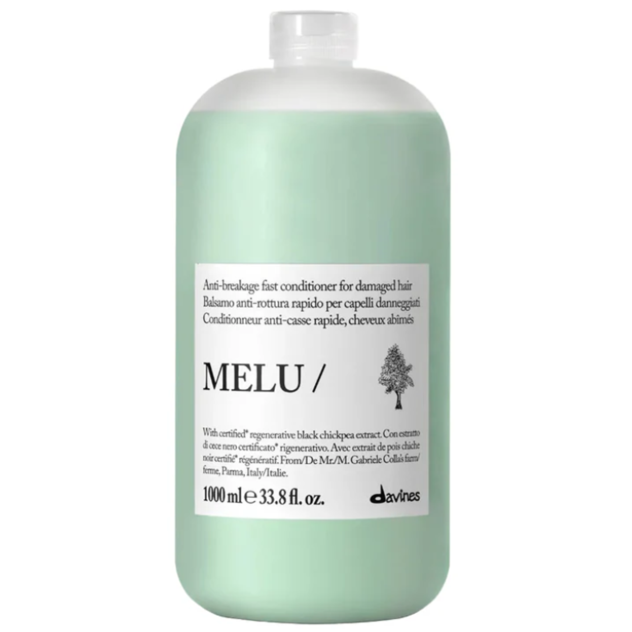 Davines. Revitalisant Anti-Casse Rapide Cheveux Abîmés MELU - 1000 ml