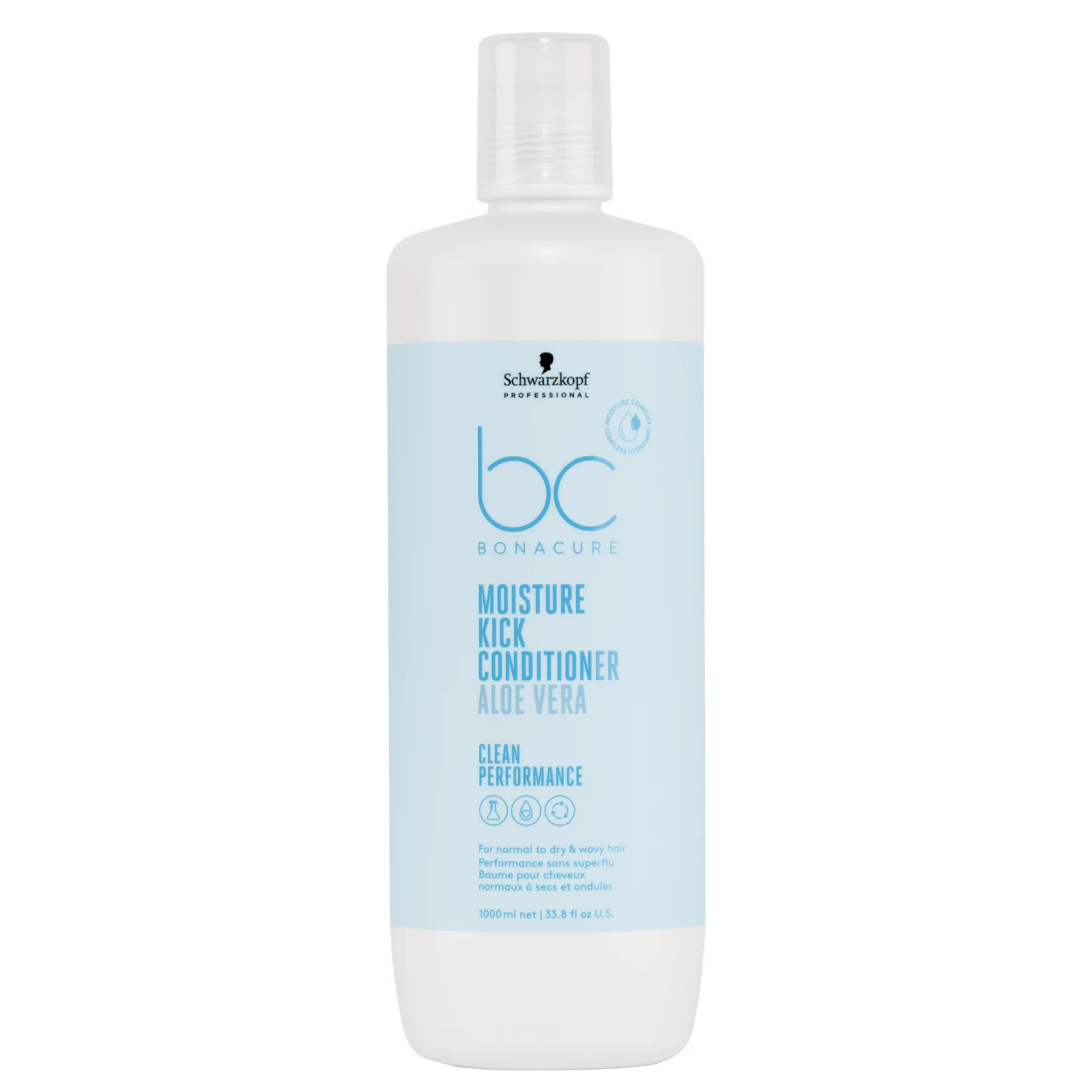 Schwarzkopf. Bonacure Moisture Kick Aloe Vera Conditioner - 1000 ml