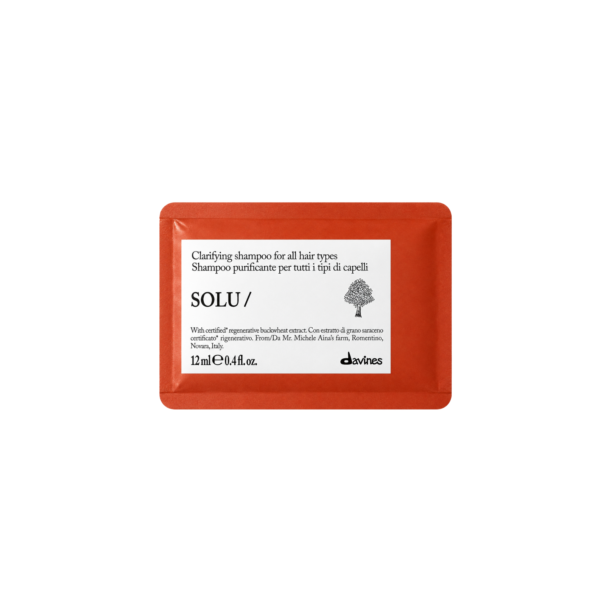 Gift with Purchase - Davines. SOLU Clarifying Shampoo - 12 ml