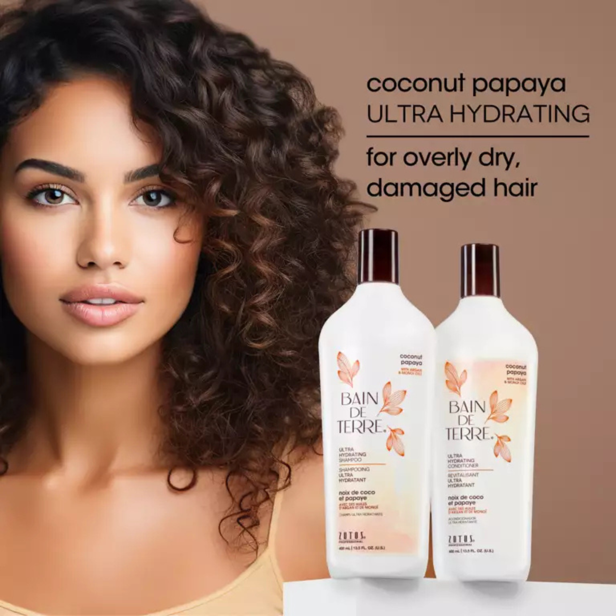 Bain De Terre. Ultra Hydrating Conditioner Coconut Papaya - 400 ml