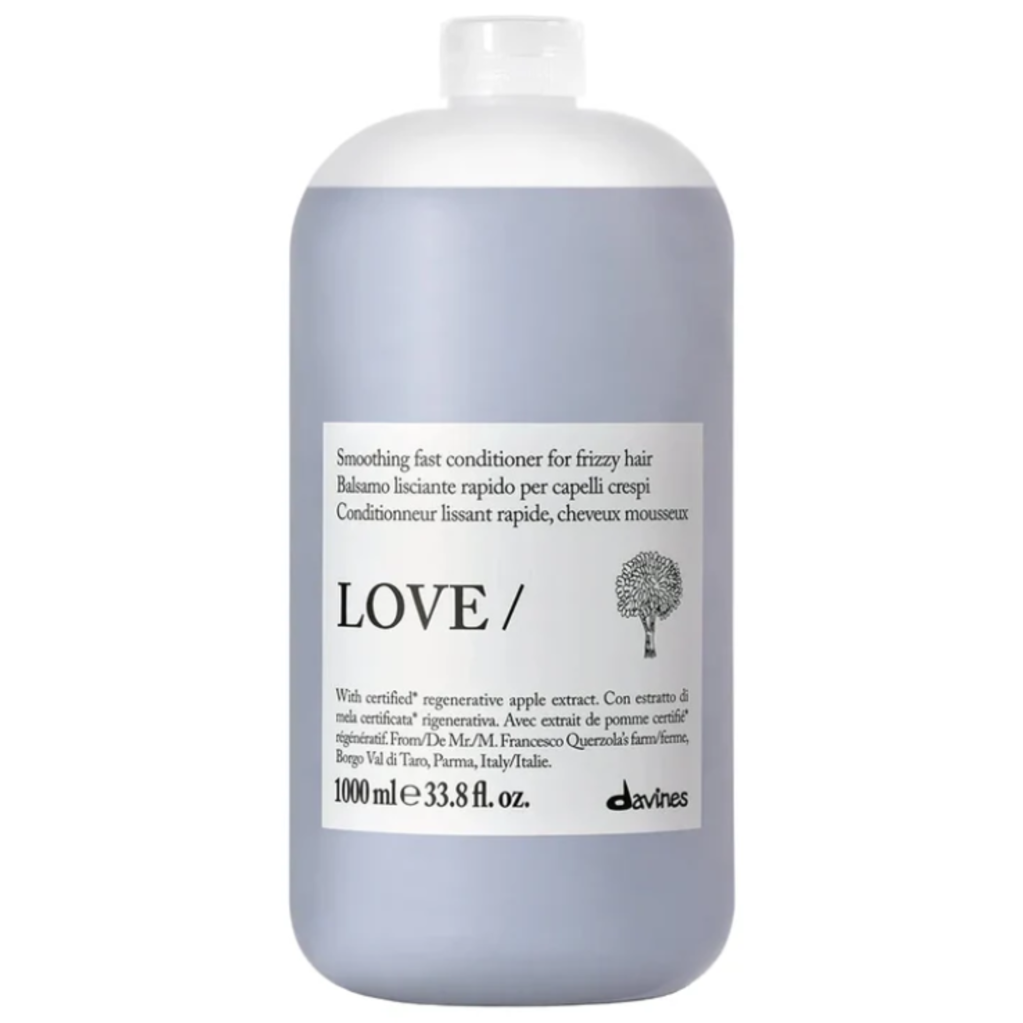 Davines. Revitalisant Lissant Rapide Cheveux Rebelles LOVE SMOOTHING - 1000 ml