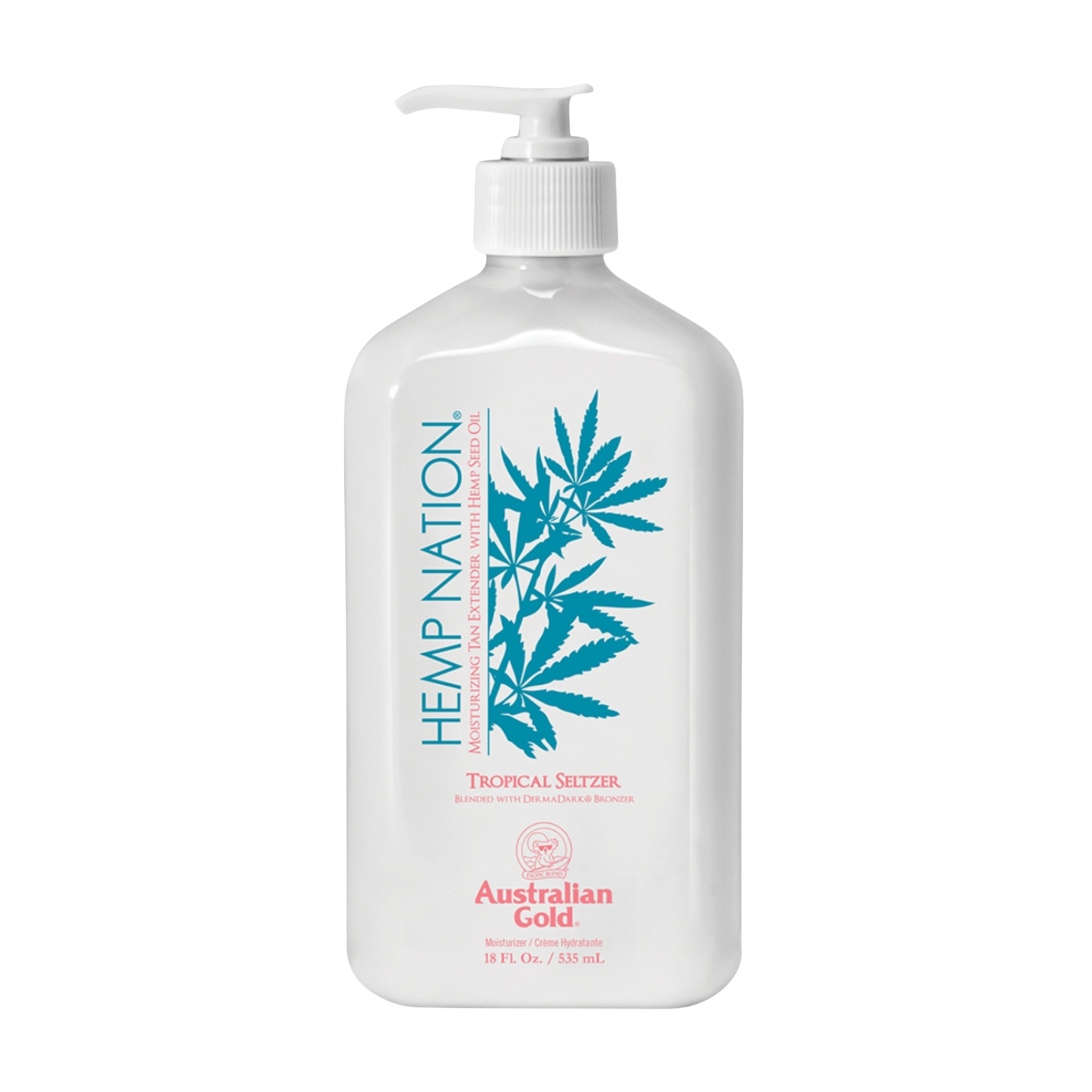 Australian Gold. Hemp Nation Tropical Seltzer Tan Extender - 535 ml