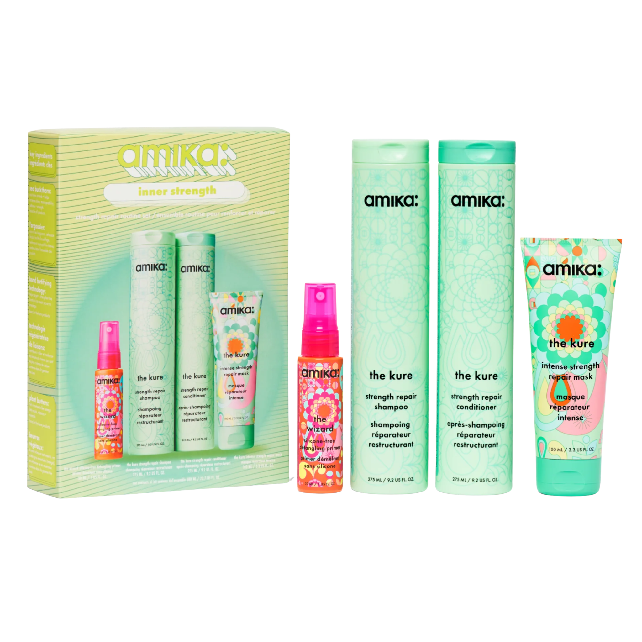 Amika. Coffret Des Fêtes Inner Strength - The Kure
