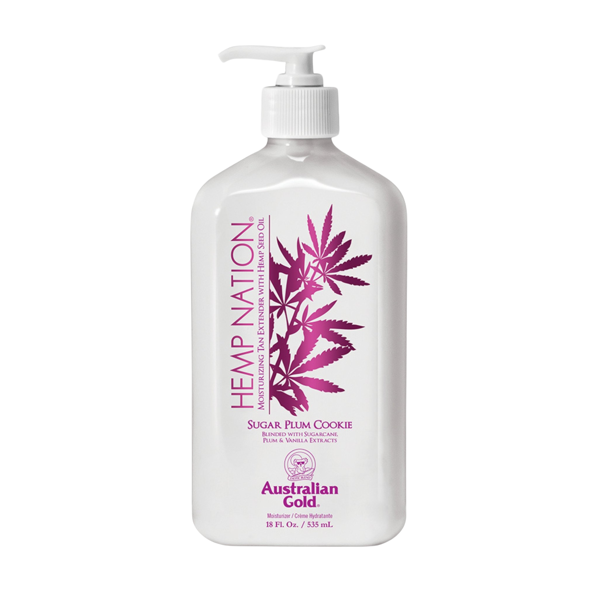 Australian Gold. Hemp Nation Sugar Plum Cookie Tan Extender - 535 ml