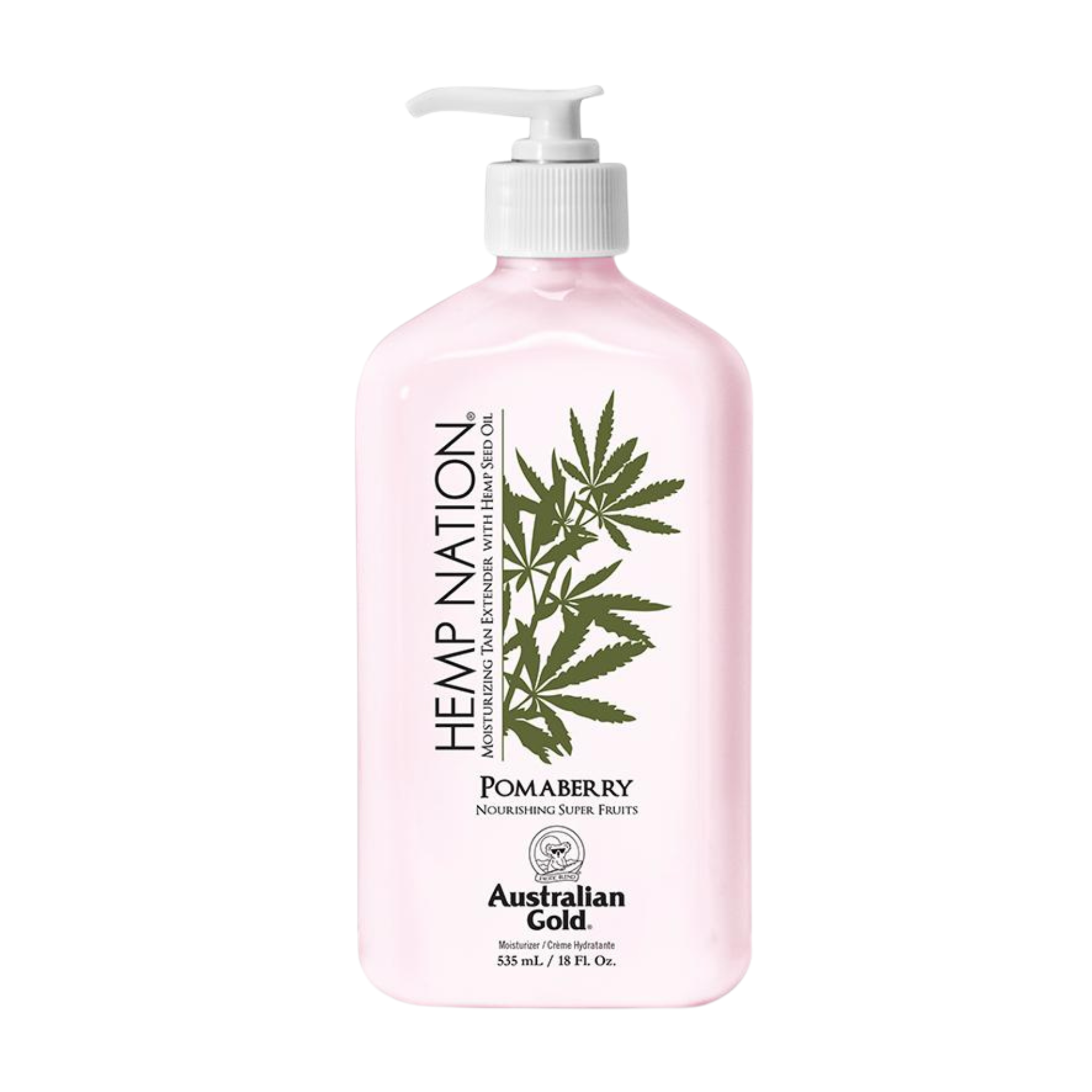 Australian Gold. Hemp Nation Tan Extender Pomaberry - 535 ml