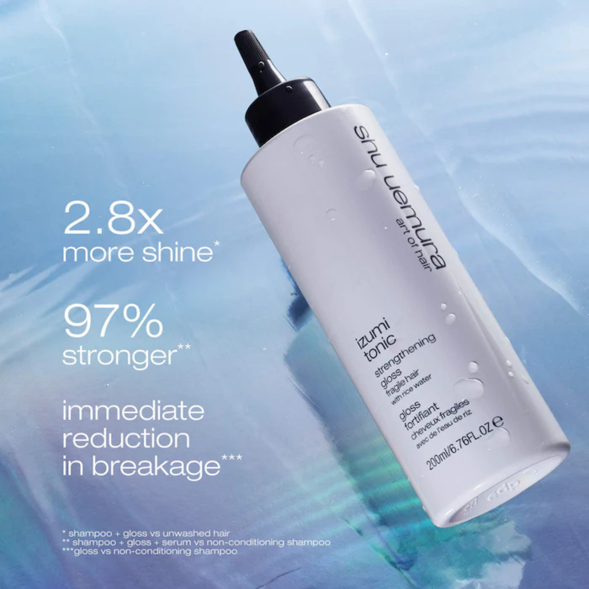 Shu Uemura. Izumi Tonic Strengthening Gloss - 200 ml