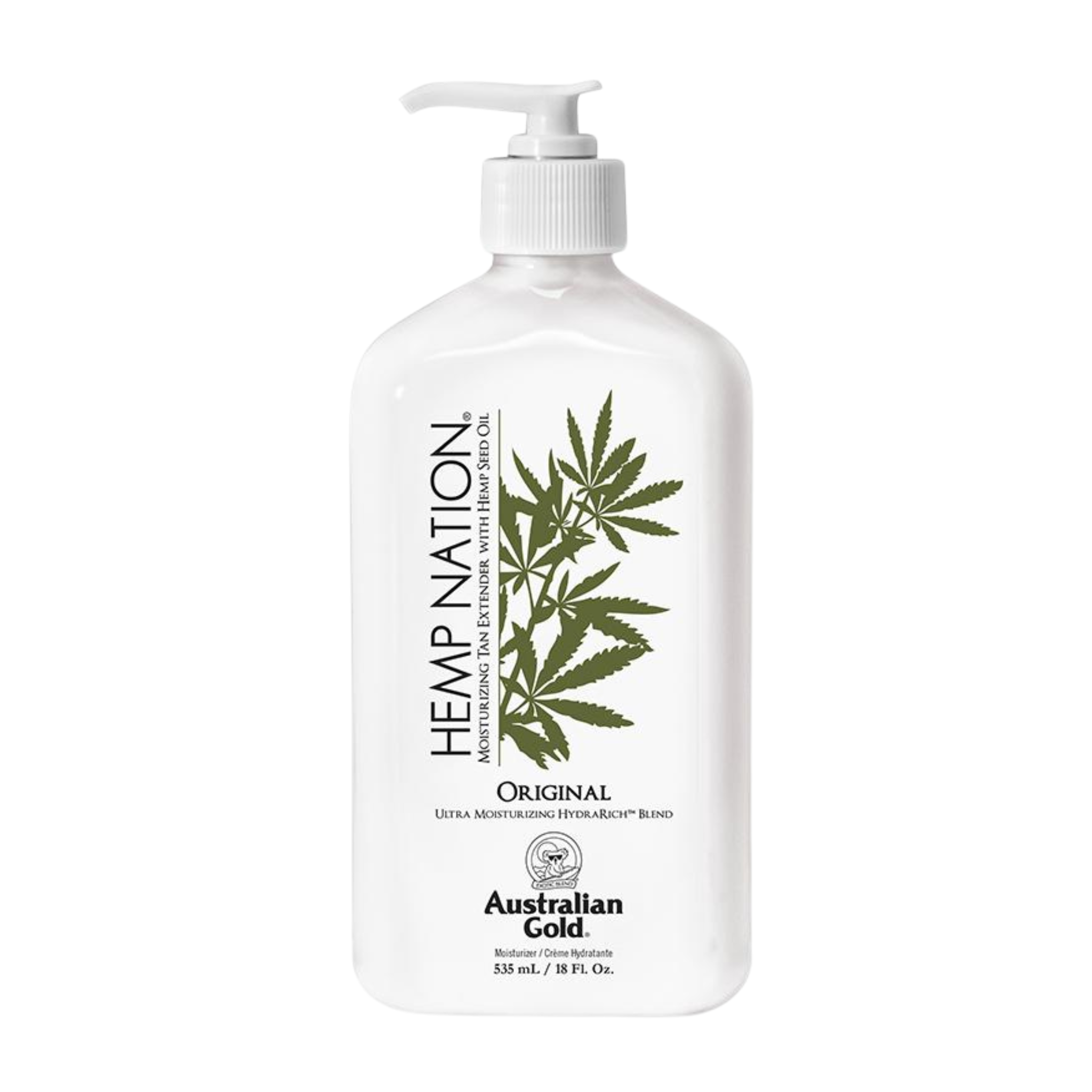 Australian Gold. Hemp Nation Prolongateur de Bronzage Original - 535 ml
