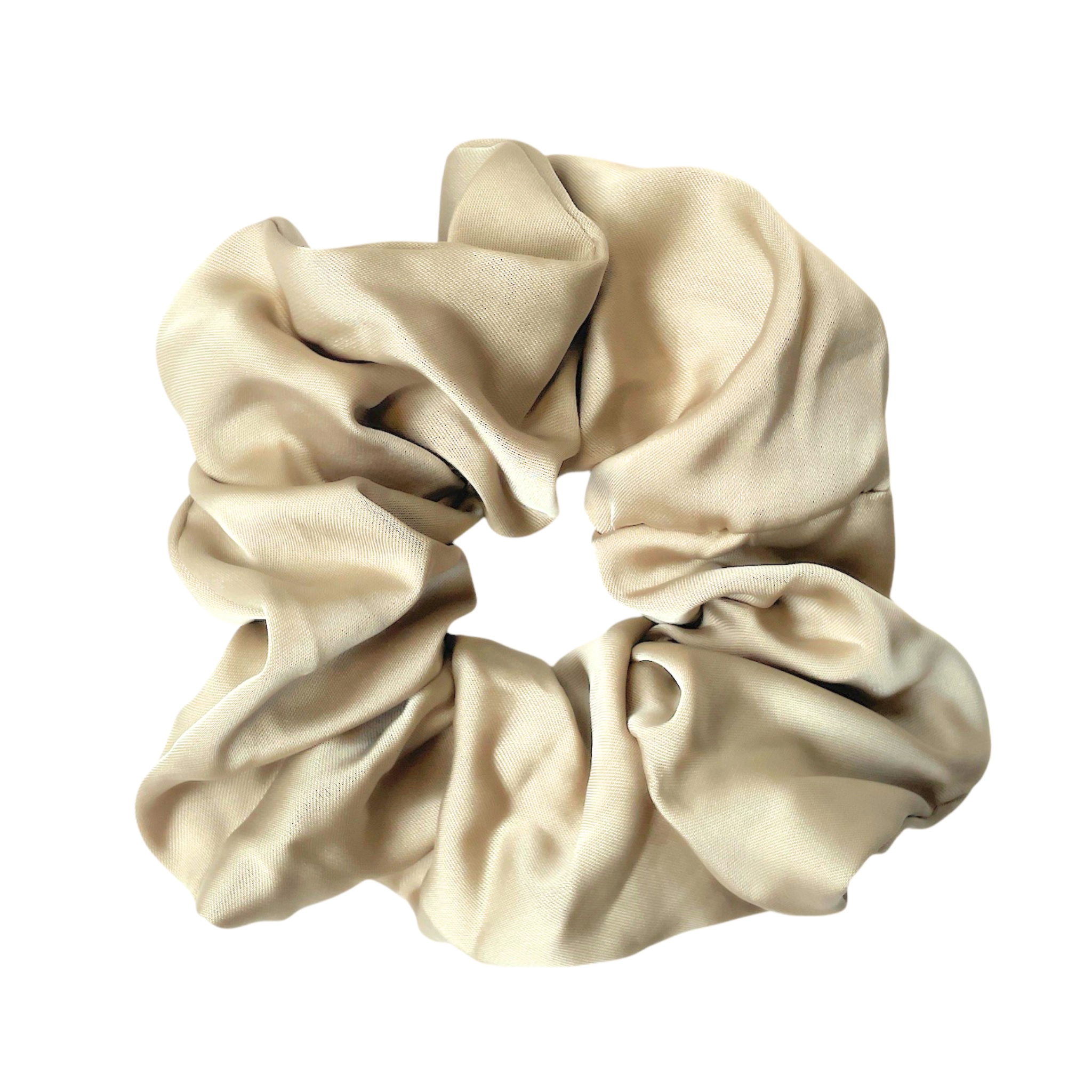 Concept C. Polyester Scrunchie - Beige