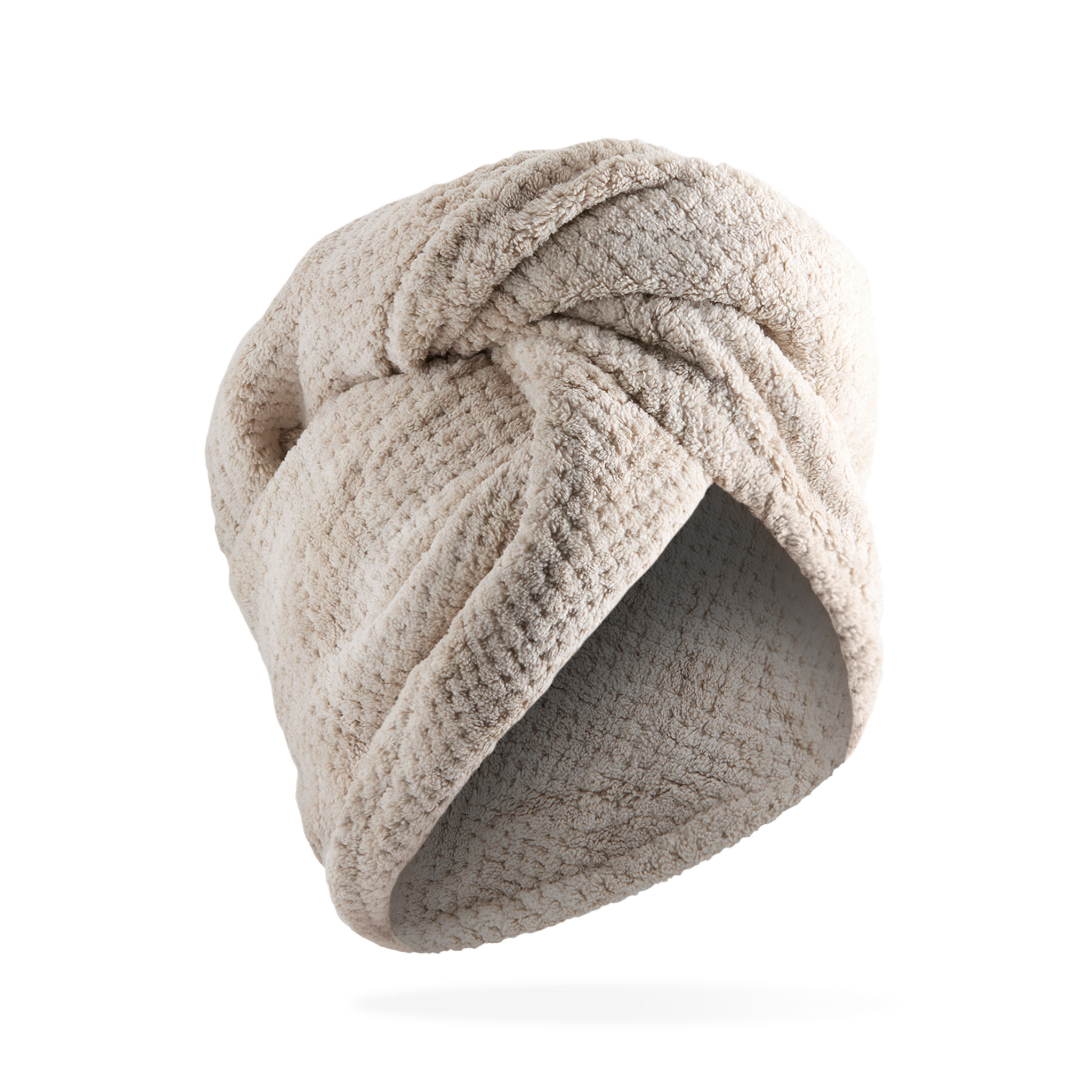 Concept C. Serviette de Tête en Microfibre - Gris beige